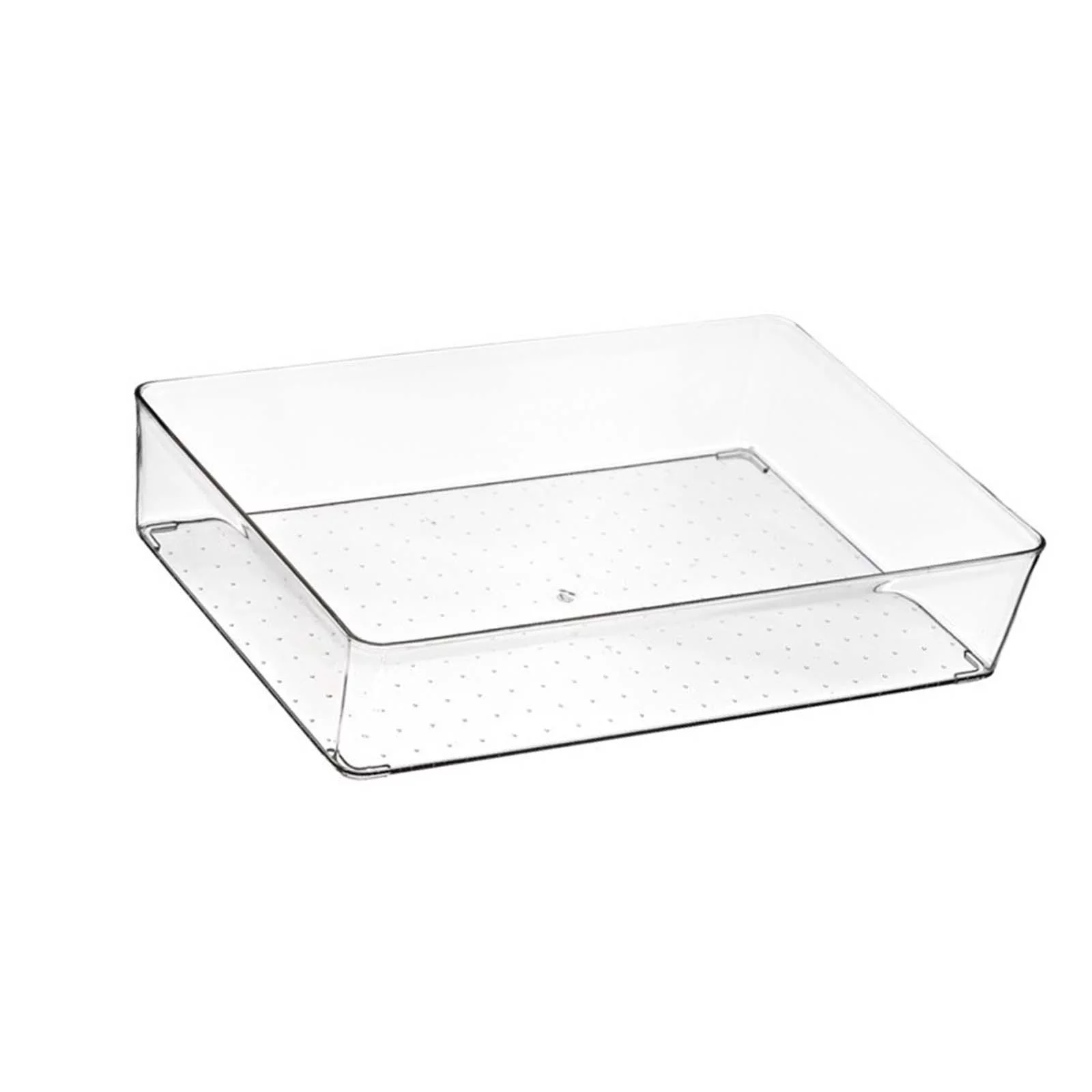 5Pcs Drawer Box Transparent Cutlery Drawer Dividers Tray Storage Container Multi Sizes for Makeup Bathroom Jewelry Chopsticks, Spoons, Fork