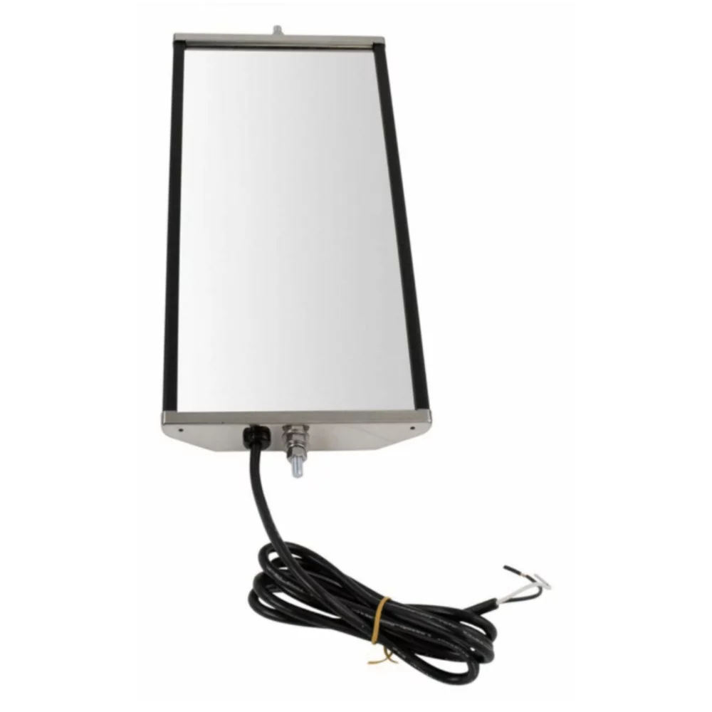 Teledu West Coast Mirror Heated 16x7 Stainless Steel Left or Right for HD Truck