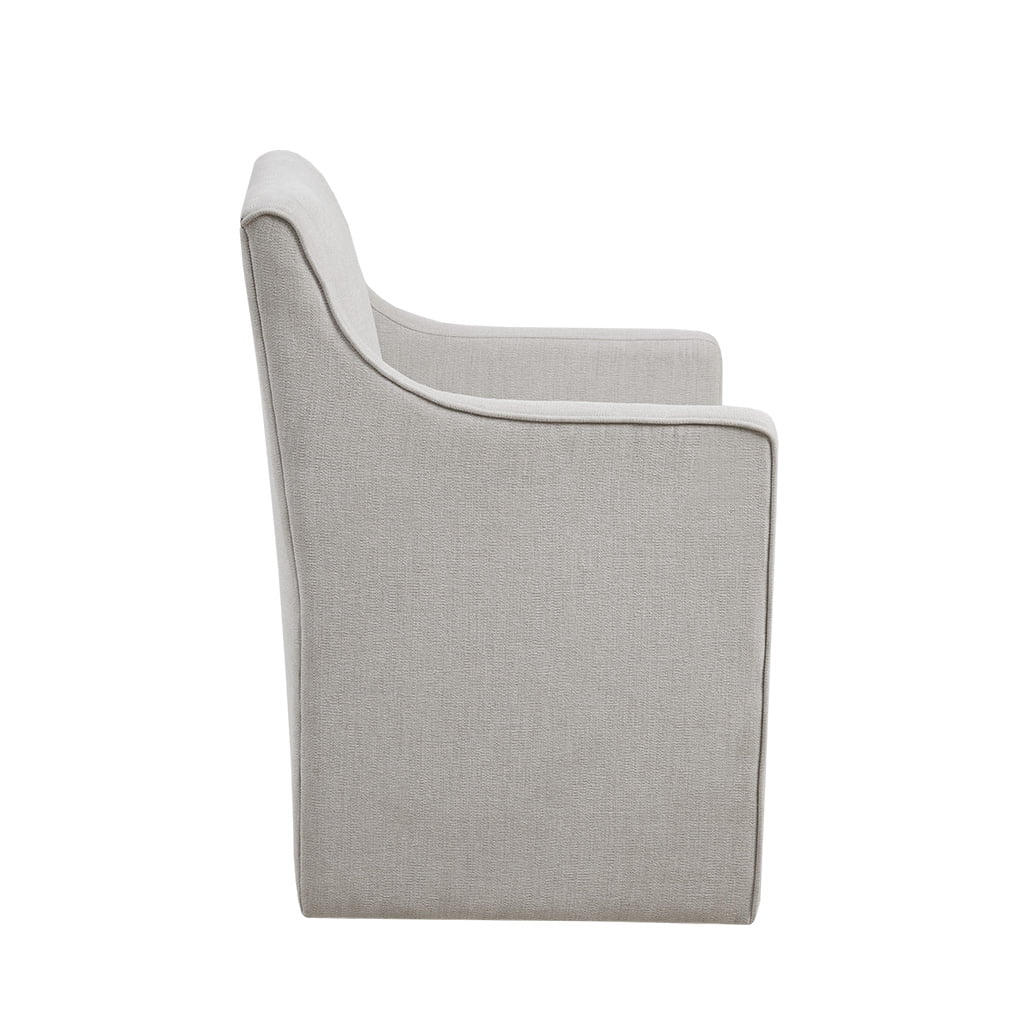 CoSoTower Slipcover Dining Arm Chair with Casters