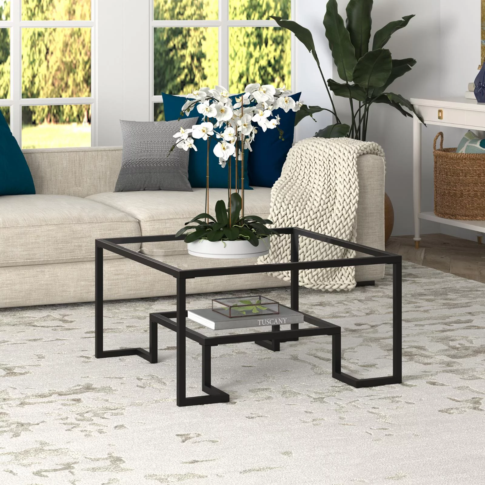 Addison&Lane Athena Square Coffee Table
