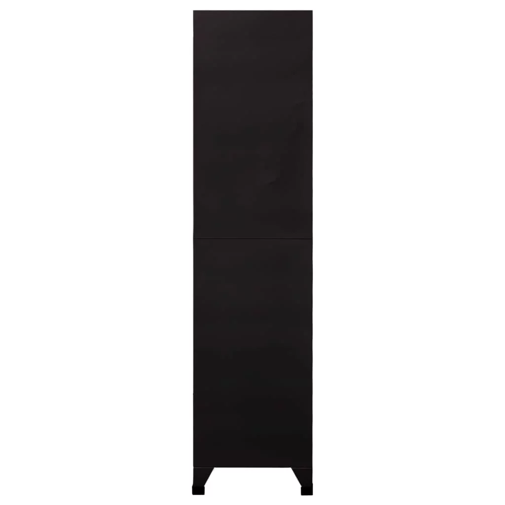 Locker Cabinet Black 35.4