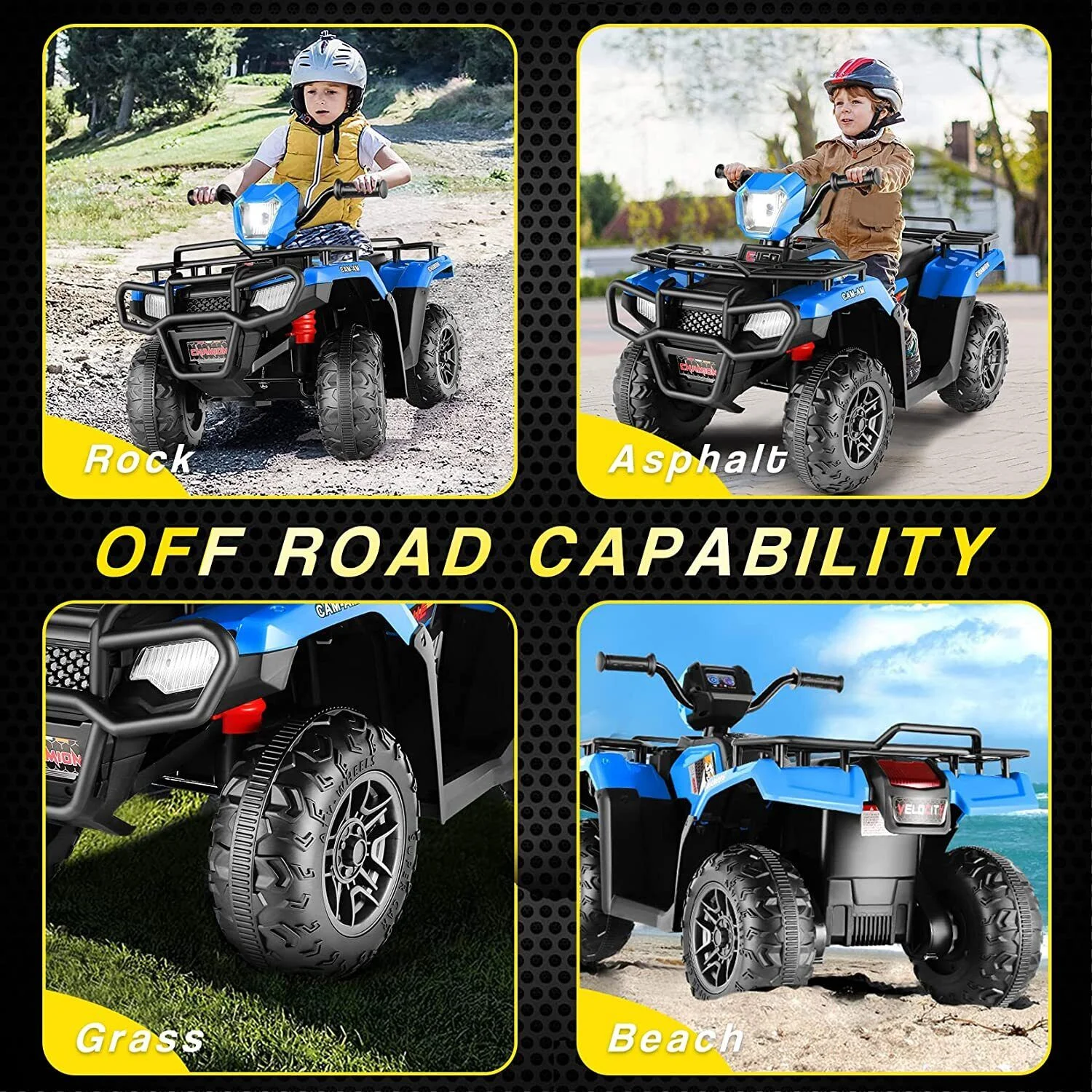 Premium 24V/12V Kids Electric Jeep Truck with Remote Control and 3 Speeds - 400W Power!