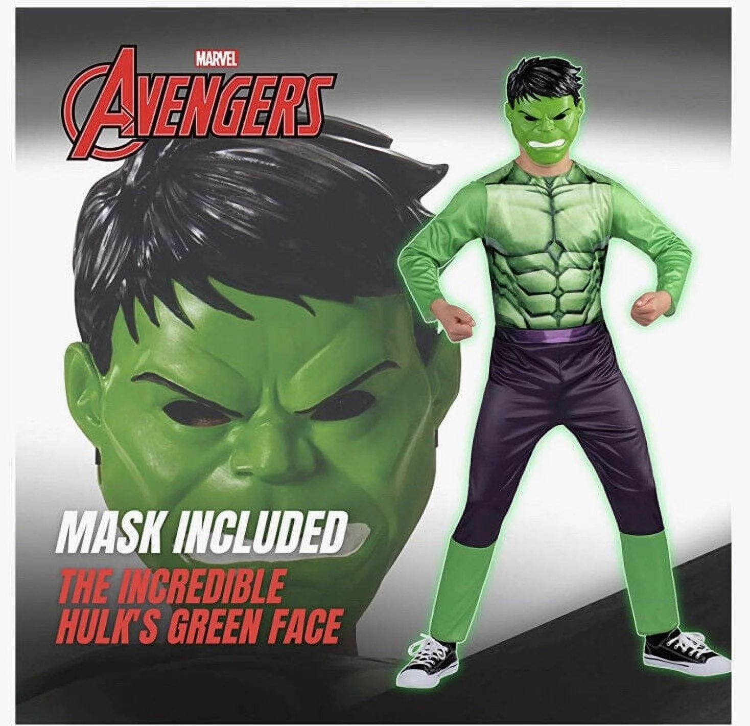 Child MARVEL Boy's The Incredible Hulk Halloween Costume