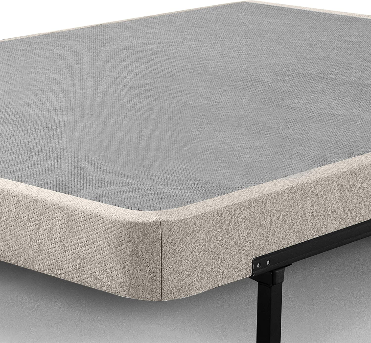 YANRUI No Assembly Metal Box Spring / 5 Inch Mattress Foundation / Sturdy Metal Structure, Full