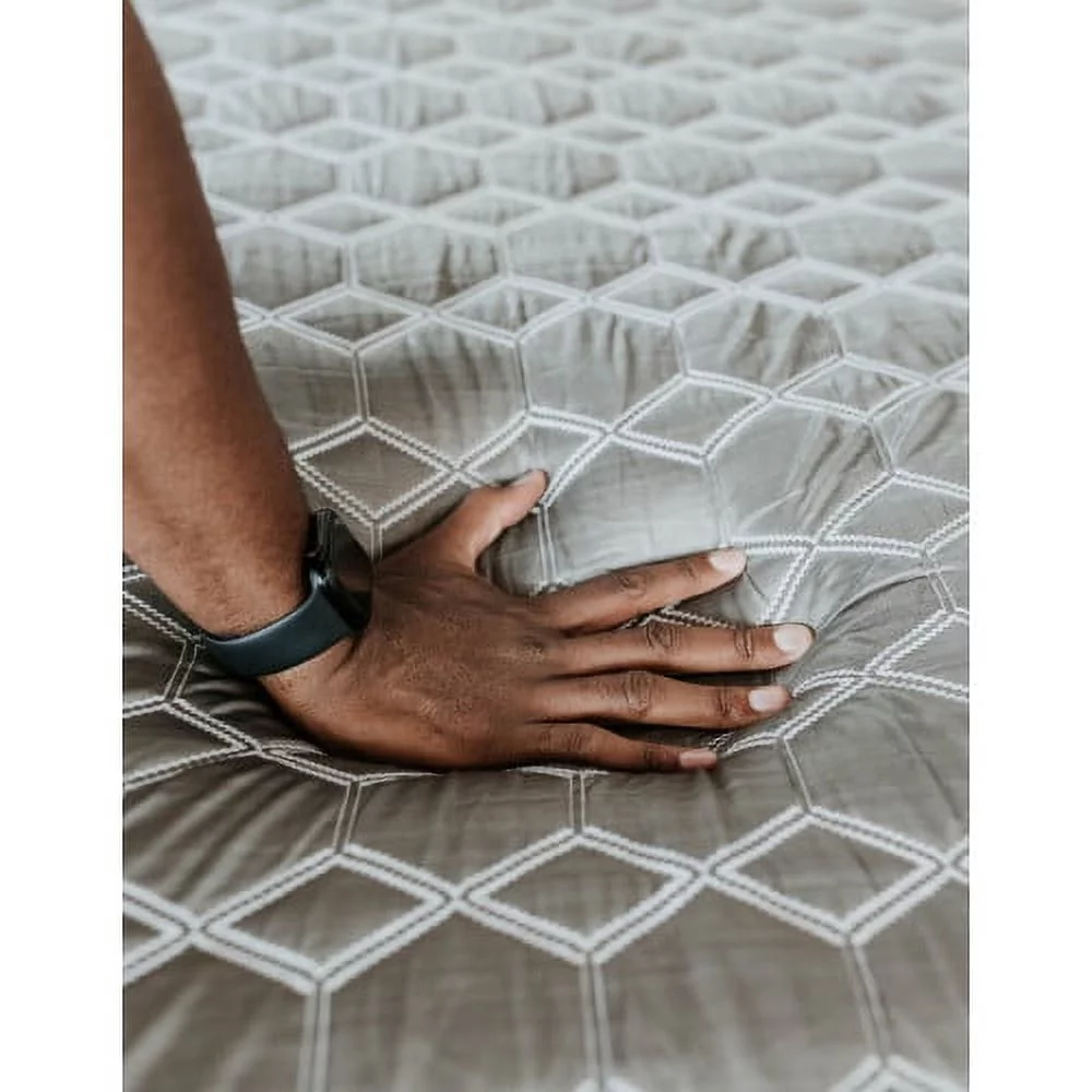 10 In king mattress Black Gray hybrid mattress Polyurethane foam mattress