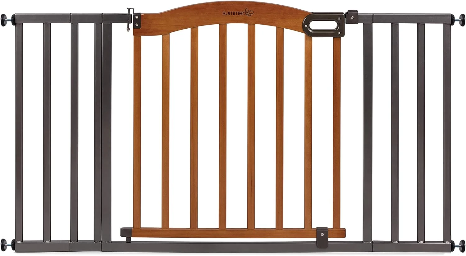QINBI Anywhere Decorative Walk-Thru Pet and Baby Gate, 28” - 42.5” Wide, 30