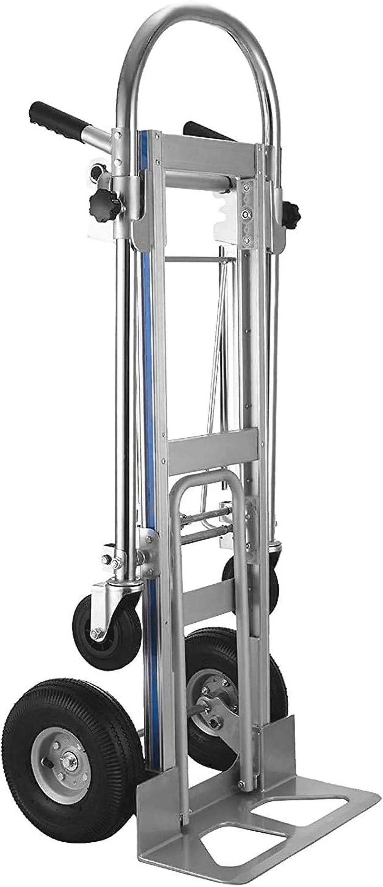 Folding Hand Truck 3 In 1 Convertible Hand Truck 770LBS Capacity Hand Truck 2 Wheel Dolly And 4 Wheel Cart With 10