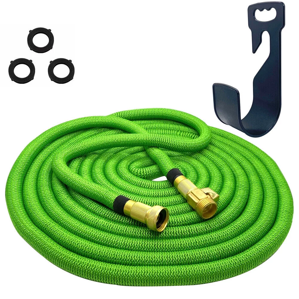 4X Stronger 100ft Garden Hose Expandable Heavy Duty Flexible Water Hose 3/4