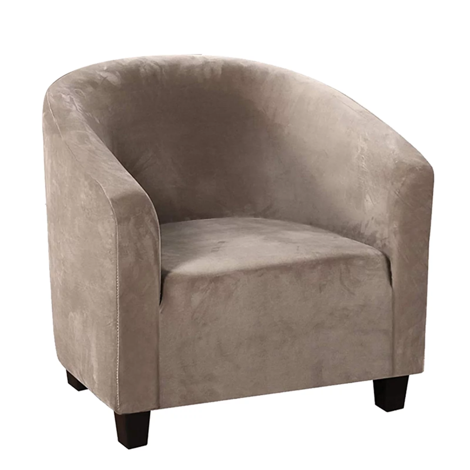 TOPCHANCES Club Chair Slipcover, Stretch Armchair Cover, Sofa Cover Furniture Protector for Living Room Arm Chair Cover Velvet Fabric Couch Covers