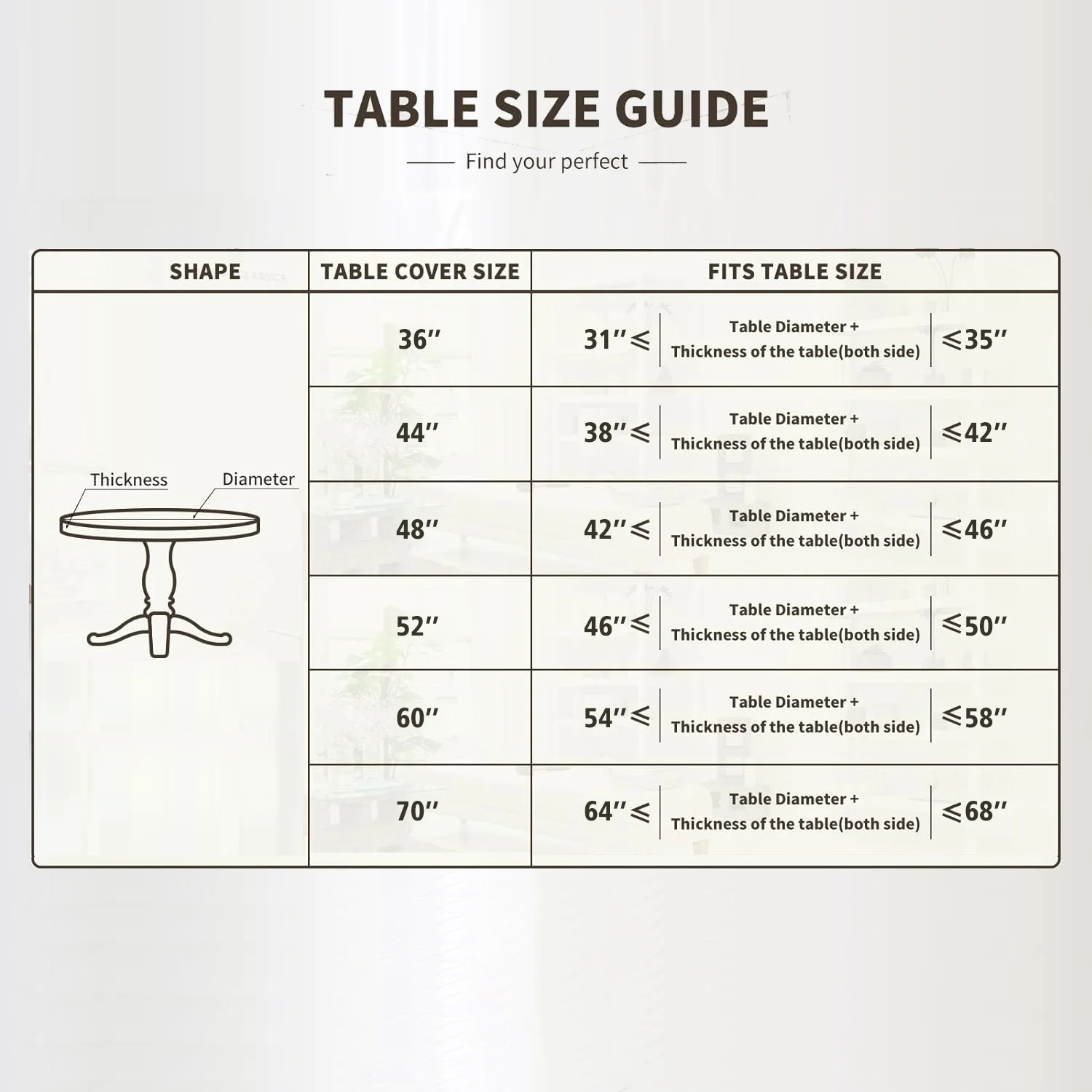 Fenyluxe Checkered Valentines Tablecloth Round ,Black Plaid Table Cloth,Stain Resistance Polyester Red Heart Valentine's Day Table Covers for Kitchen Dining,Tablecloth for Parties Picnic White