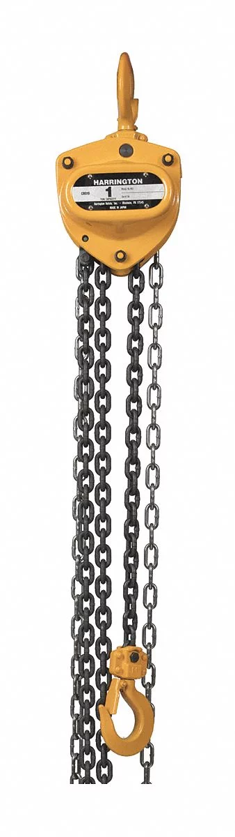 Harrington Manual Chain Hoist,2000 lb.,8 ft. CB010-8