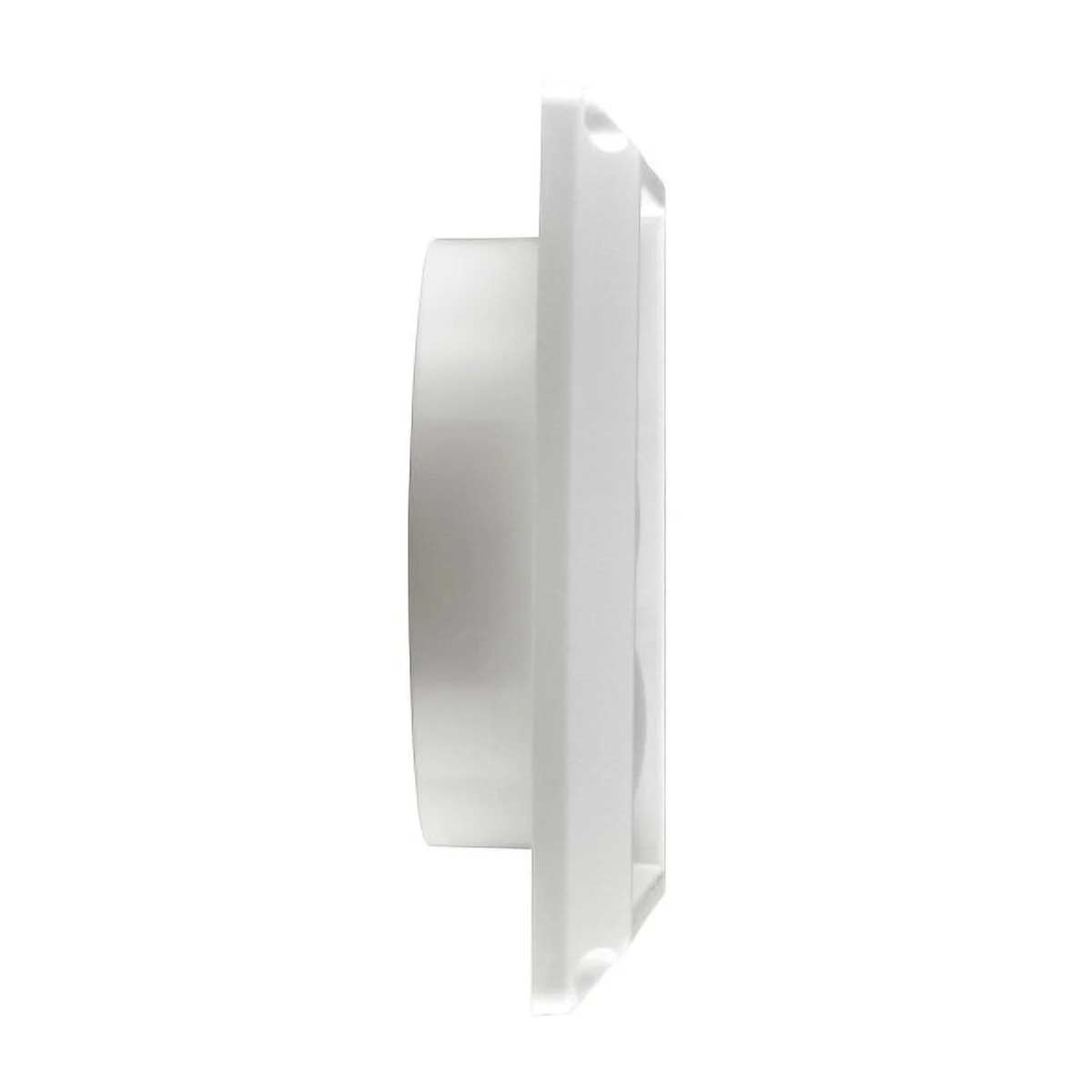 Lambro 1423W Plastic Louvered Vent, 4 inch, White