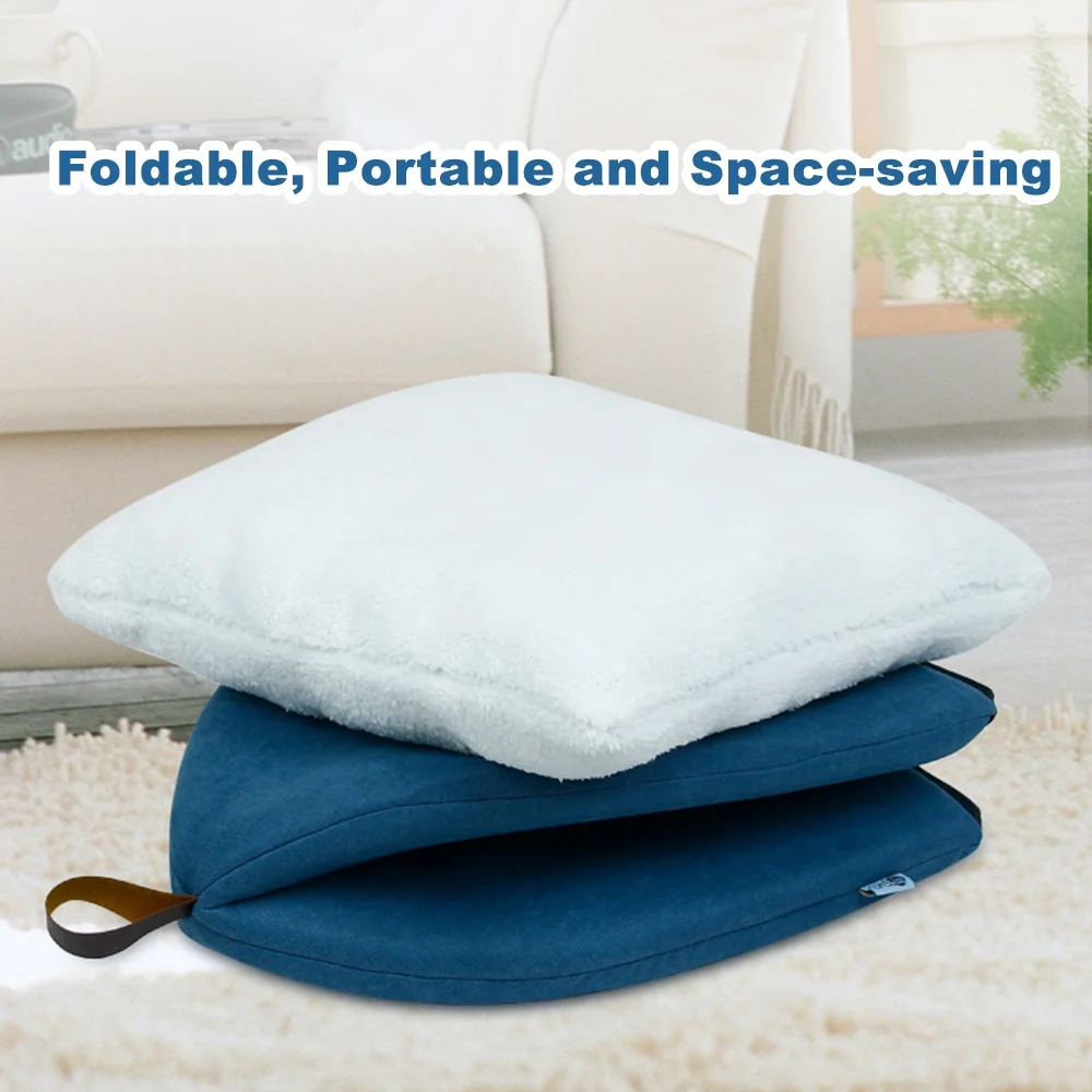 Arealer Foldable Cat Bed Breathable Cat House Indoor Tent Dog Bed with Mat (Grey, Size S)