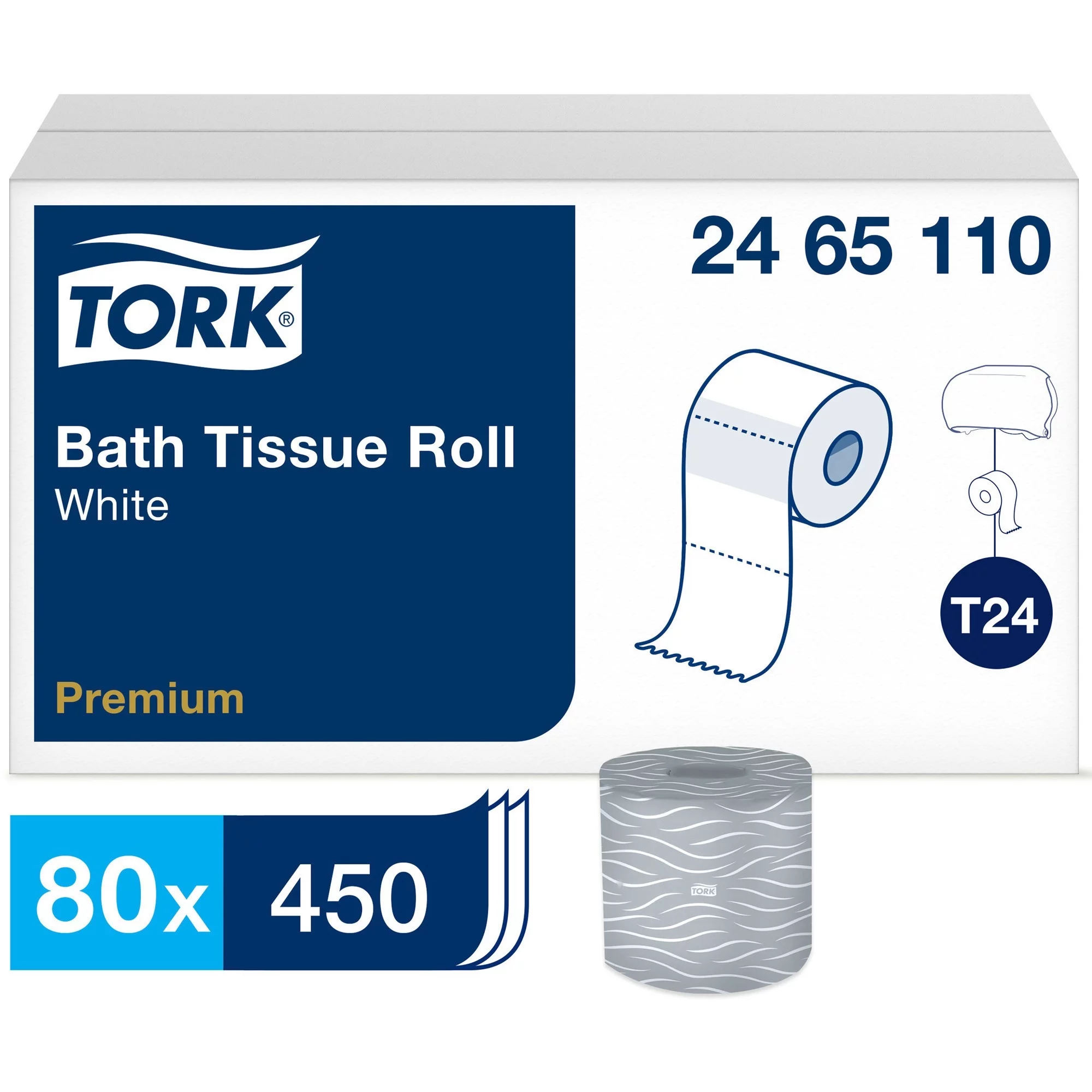 Tork Premium Bath Tissue Roll, 2-Ply 2 Ply - 4