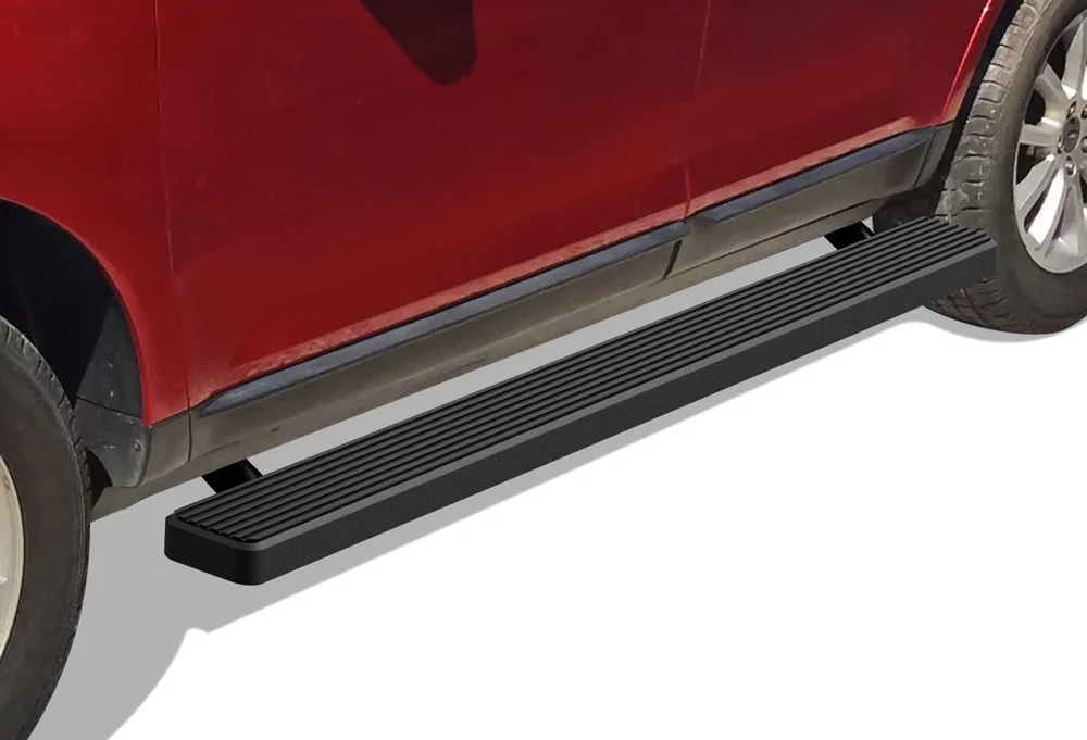 APS iBoard Running Boards 5 inches Matte Black Compatible with Ford Edge 2007-2014 & Lincoln MKX 2007-2010 (Exclude Sport Eco-Boost) (Nerf Bars Side Steps Side Bars)