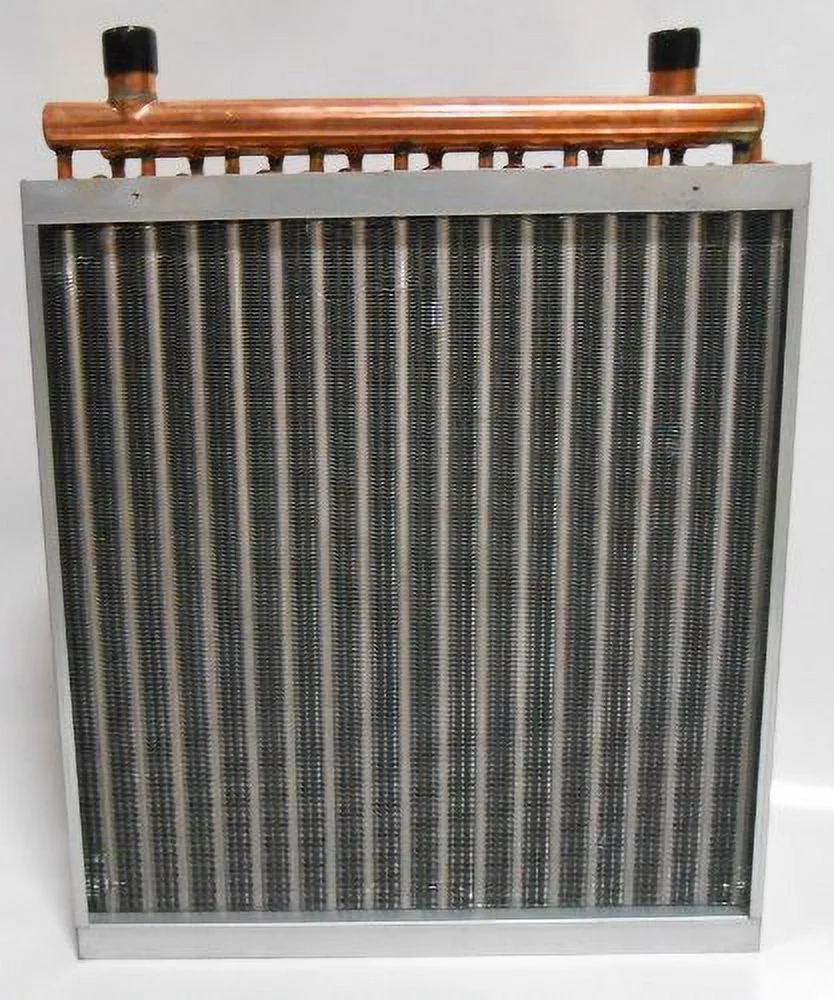 18X20 Water To Air Heat Exchanger Hot Water Coil  Wood