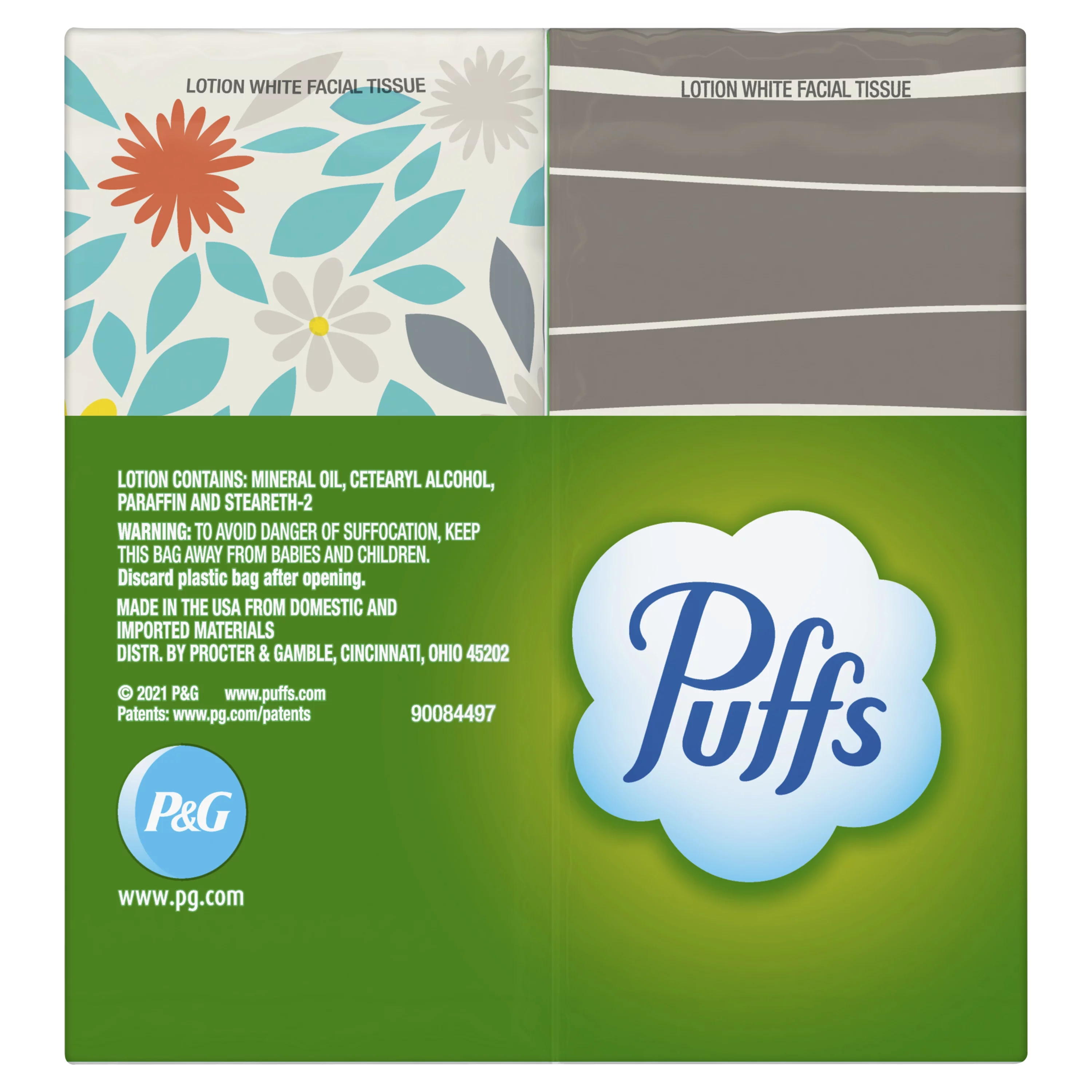 Puffs Plus Lotion Facial Tissues, 4 To-Go Packs, 10 tissues per pack
