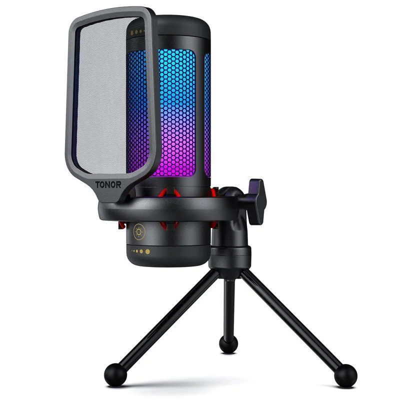 TONOR TC310 Gaming Mic, USB Microphone for PC, PS4, PS5, Cardioid Condenser Mic