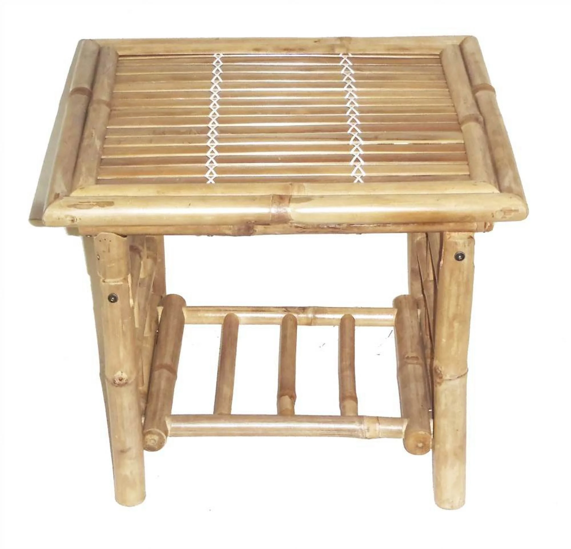 Bamboo54 Wood Square Patio End Table