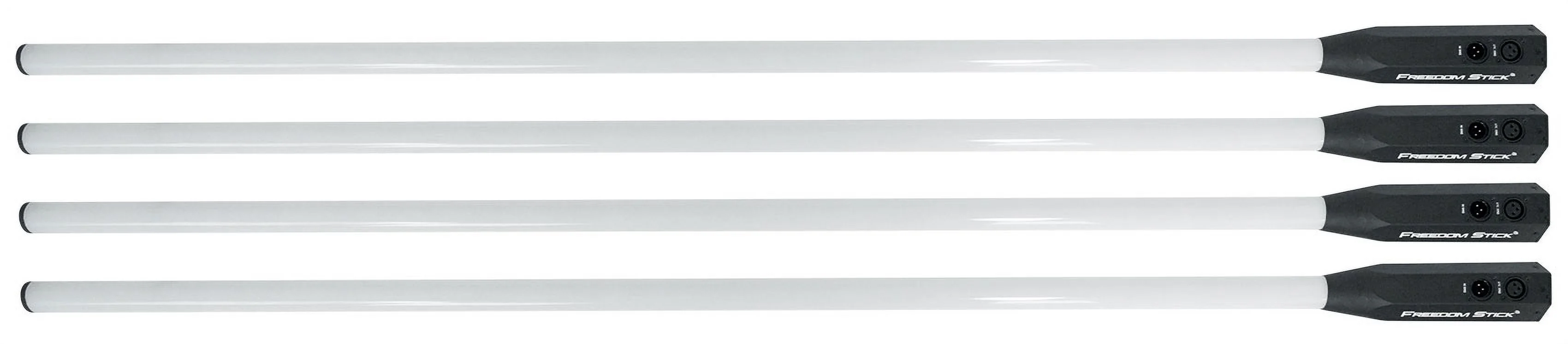 Chauvet DJ Freedom Stick X4 4 Wireless Battery RF DMX Light Sticks+Remote+Fogger