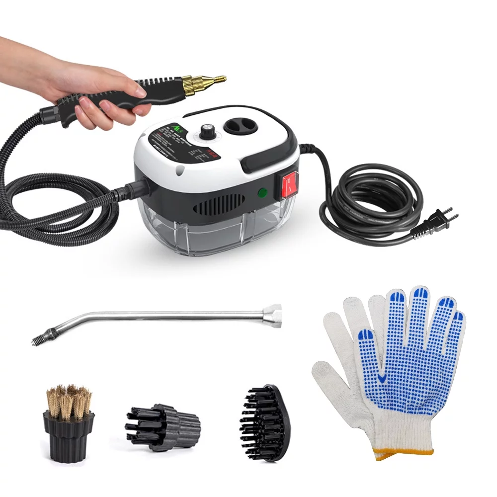 Dazzduo Cleaning machine,Cleaner Car 2500W Steam Steam Cleaner Temperature Cleaner Temperature Pressurized 2500W Portable Handheld Heads Kitchen Furniture Portable Portable Handheld Steam