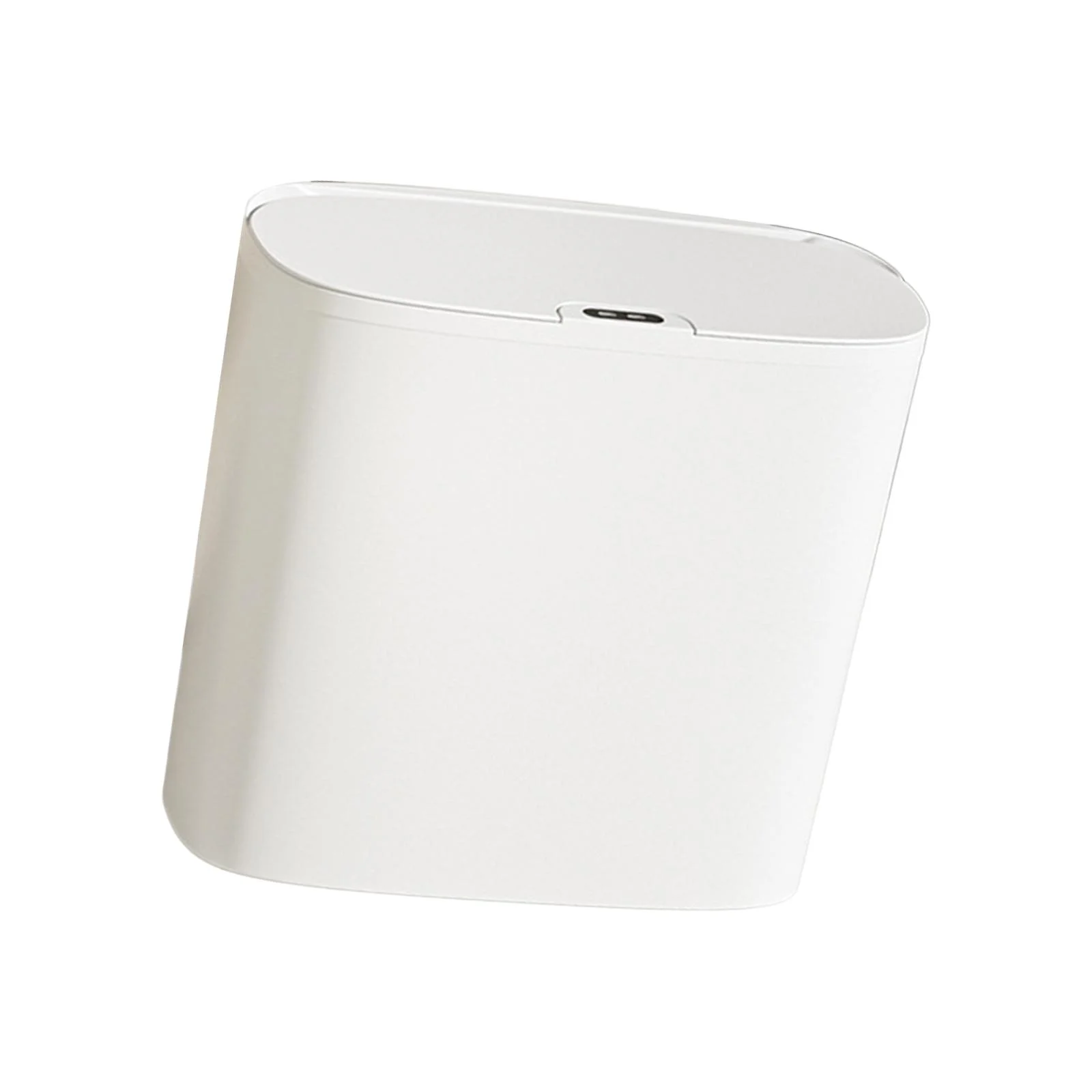 Hanging Kitchen Trash Can Waste Bin RV Bathroom with Cover Wall Mounted Waste Bin Durable Compost Bucket under Sink Trash Bin White