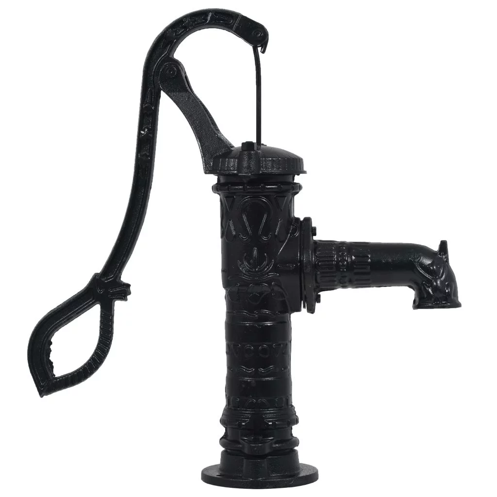 Tomshoo Garden Pump with Stand Cast Iron