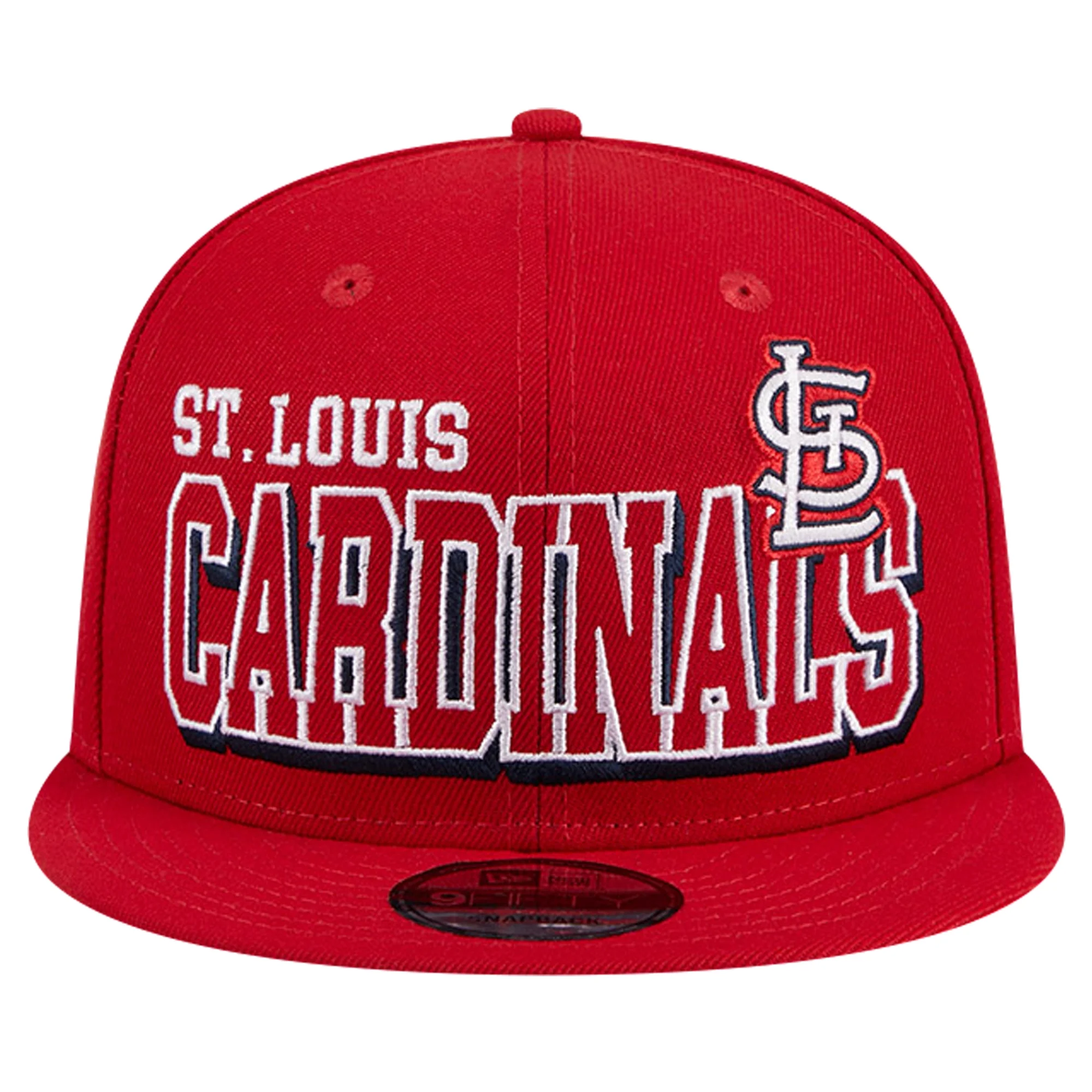 Men's New Era Red St. Louis Cardinals Game Day Bold 9FIFTY Snapback Hat