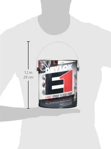 United Gilsonite Lab 28413 Drylok E-1 Gallon 1 Part Epoxy Semi-Gloss Floor Paint