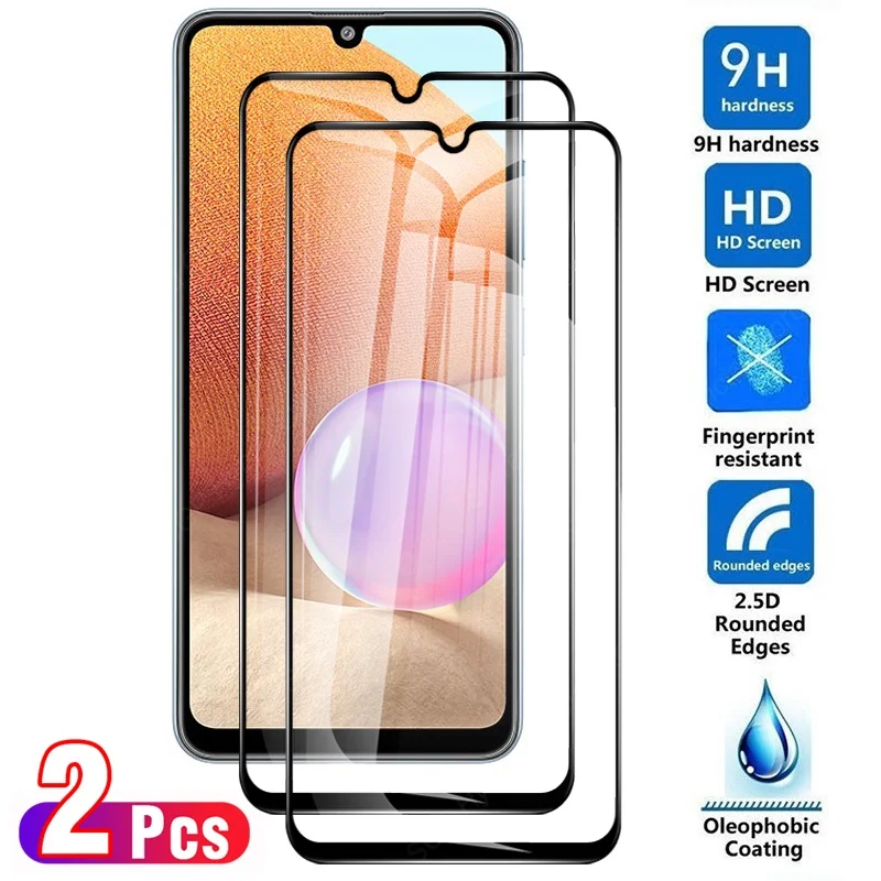2pcs Protective tempered glass For Samsung Galaxy A32 5G screen protector samsun samsug a 3 2 32 a3 tampered tempred temper glas m32 4G 2PCS