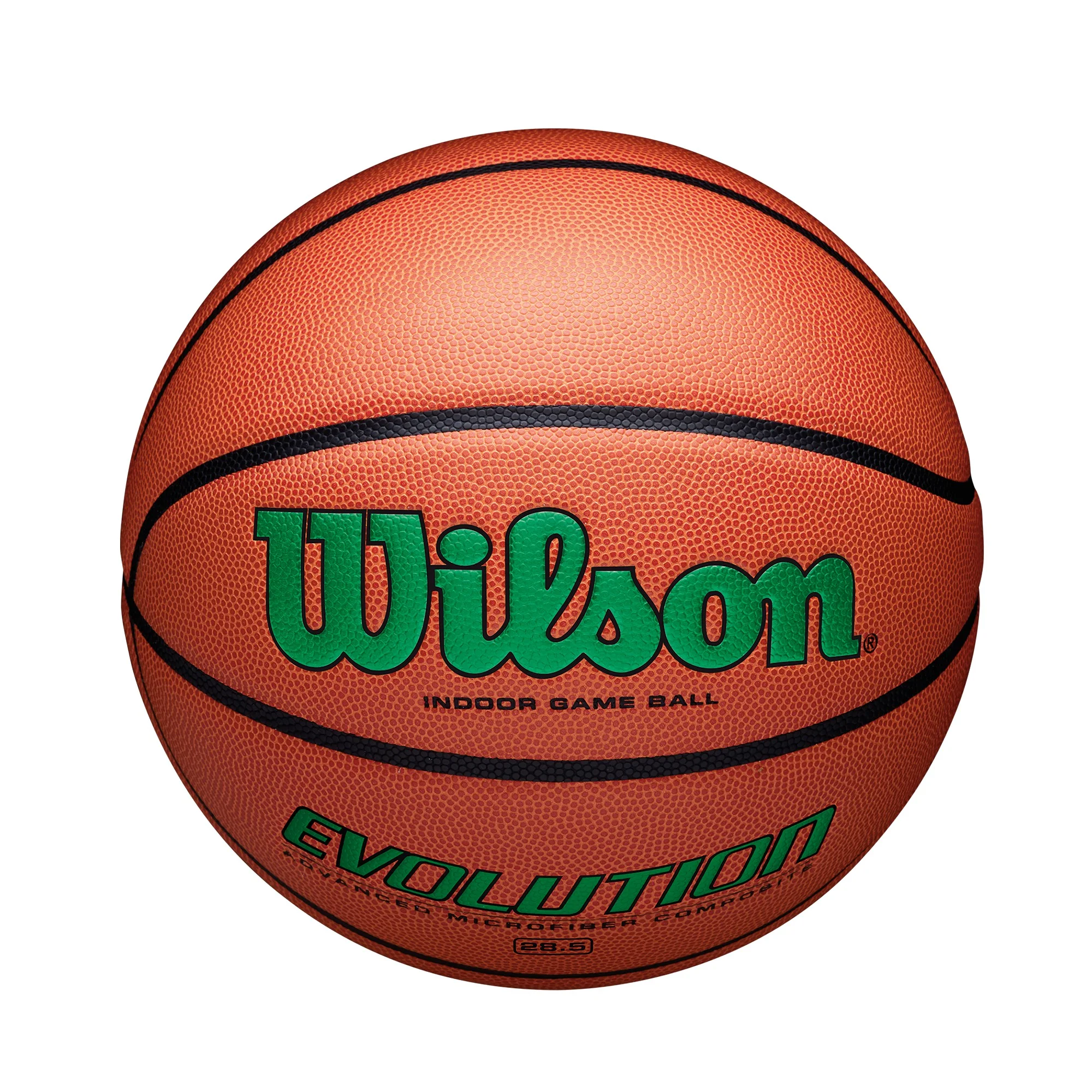 Wilson Evolution Game Basketball, Official Size, Green