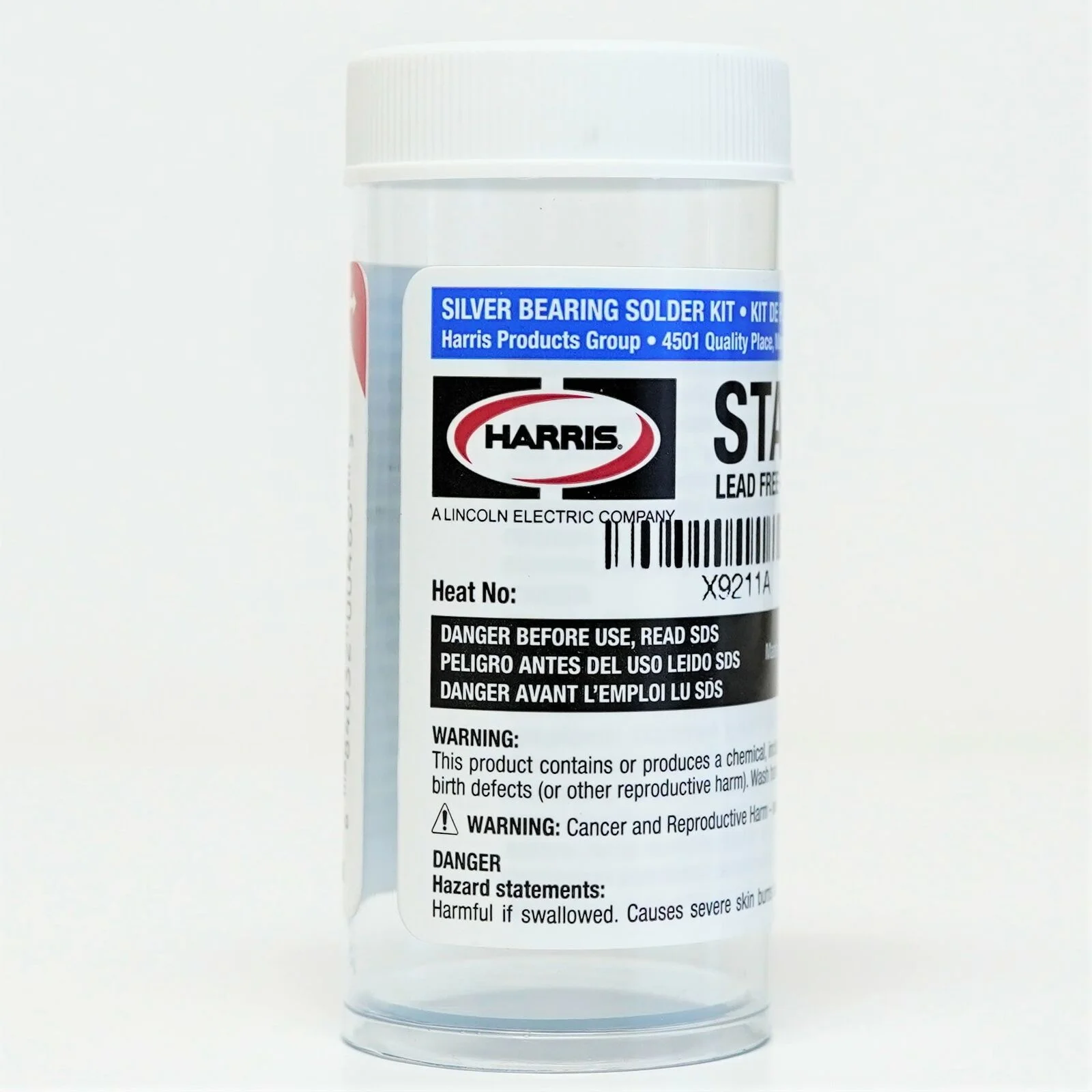 Harris SBSK Stay Brite Silver Bearing Solder & Stay Clean Liquid Flux Kit