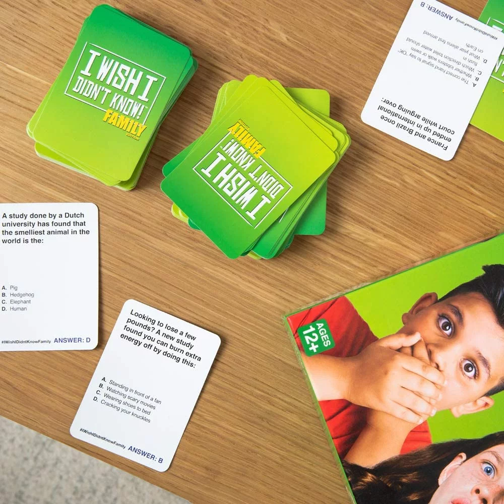 I Wish I Didn't Know! Family Edition - Funny Family Trivia Game by What Do You Meme?