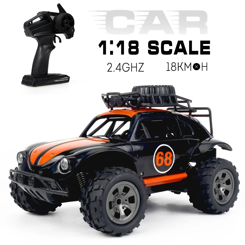 Carevas RC Car, Crawler Off-roadCar Kids 1/18 ScaleInfinite Speed2wd 1/18 Scale Off-road Infinite Speed Ky-1816a2wd Car Durable1/18 Car Ky-1816aFunien Ky-1816a Qinquan