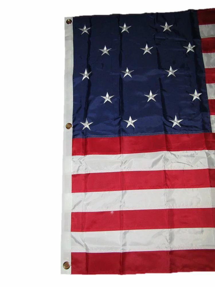 4x6 Embroidered Sewn Star Spangled Banner 300D Nylon Flag 4'x6' Military Grade