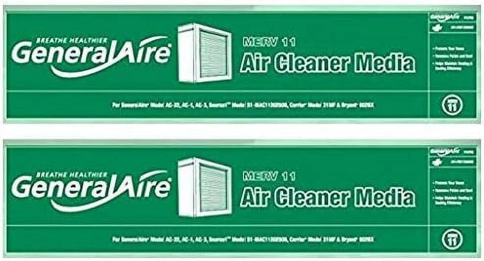 General DPFG12758 AC-1 Generalaire Filter MERV 11 Pack Of - 2