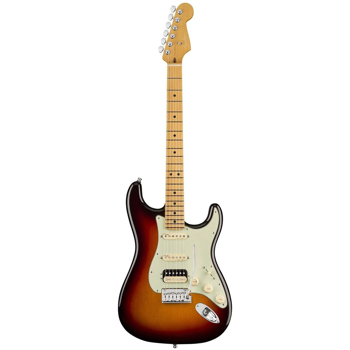 Fender American Ultra Stratocaster HSS Electric Guitar (Ultraburst, Maple Fretboard))