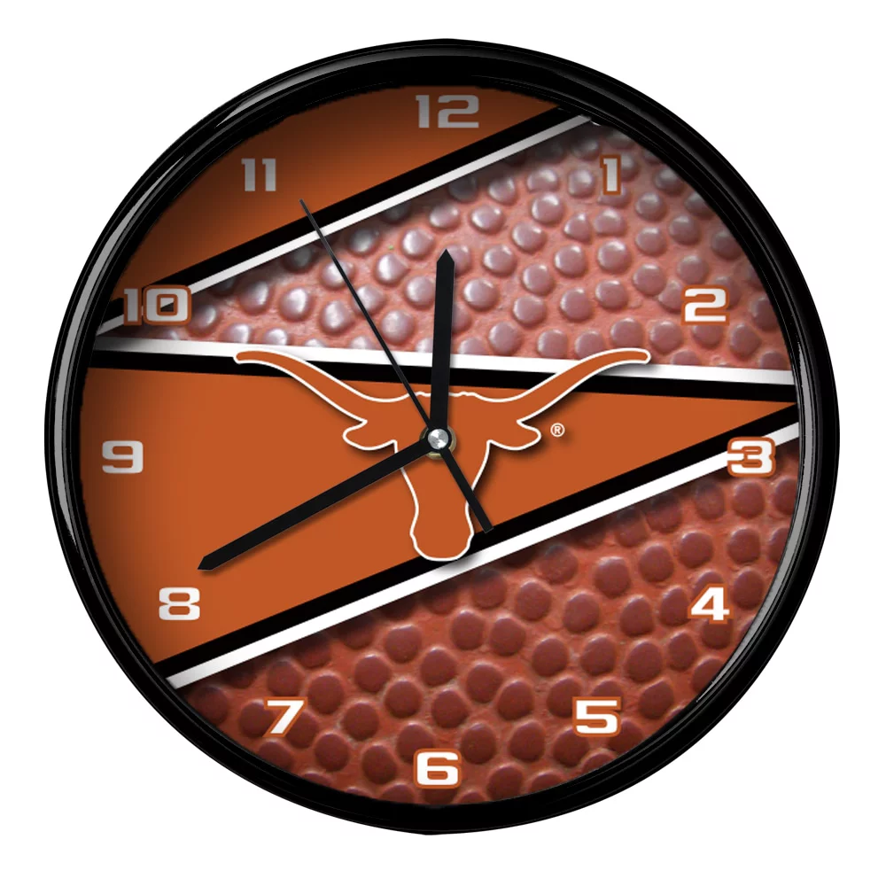 Texas Longhorns 12'' Football Clock