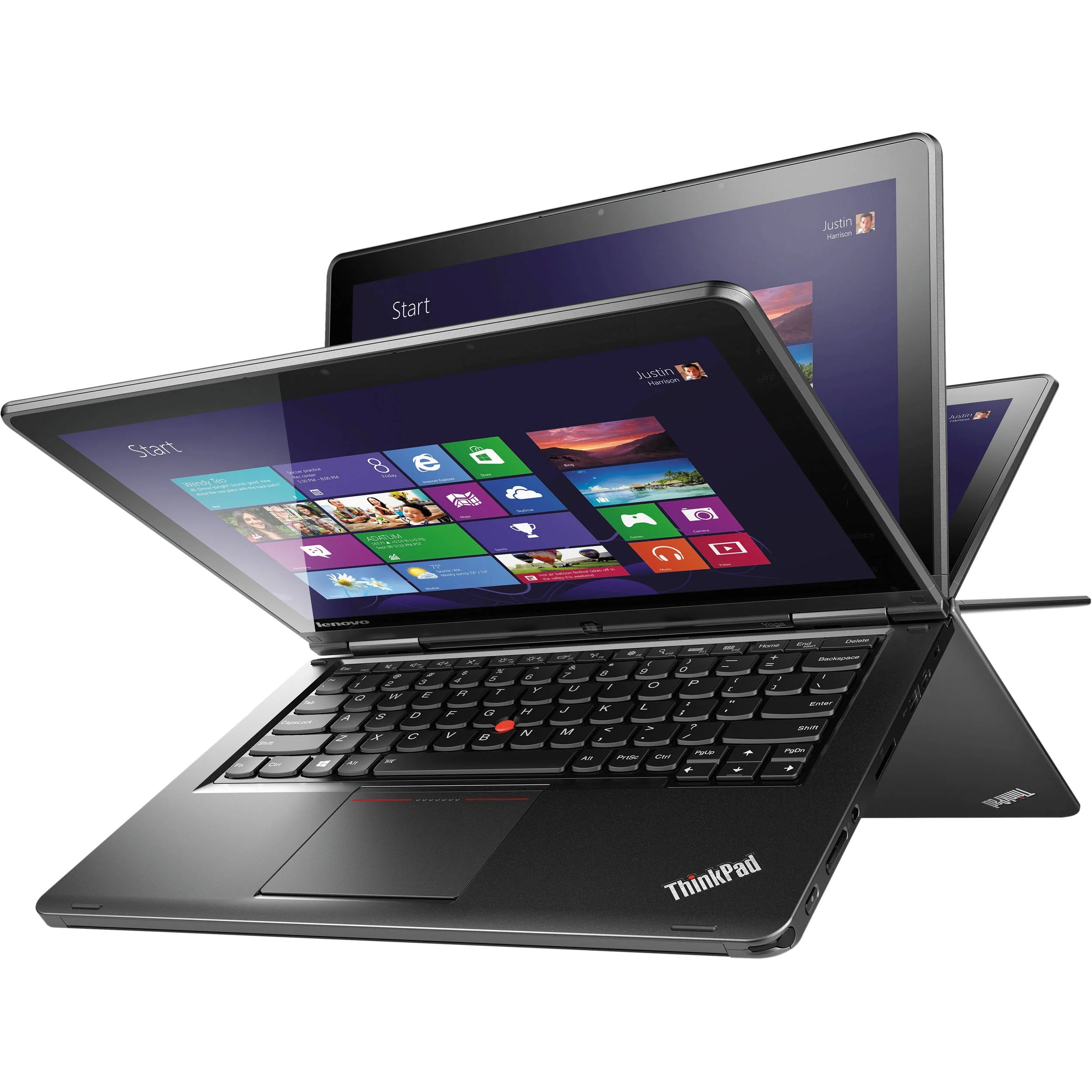 Certified Refurbished Touchscreen Lenovo ThinkPad S1 Yoga 12 Intel i5-4200U 2.20Ghz 4GB RAM 18GB SSD Win 10 Pro Webcam