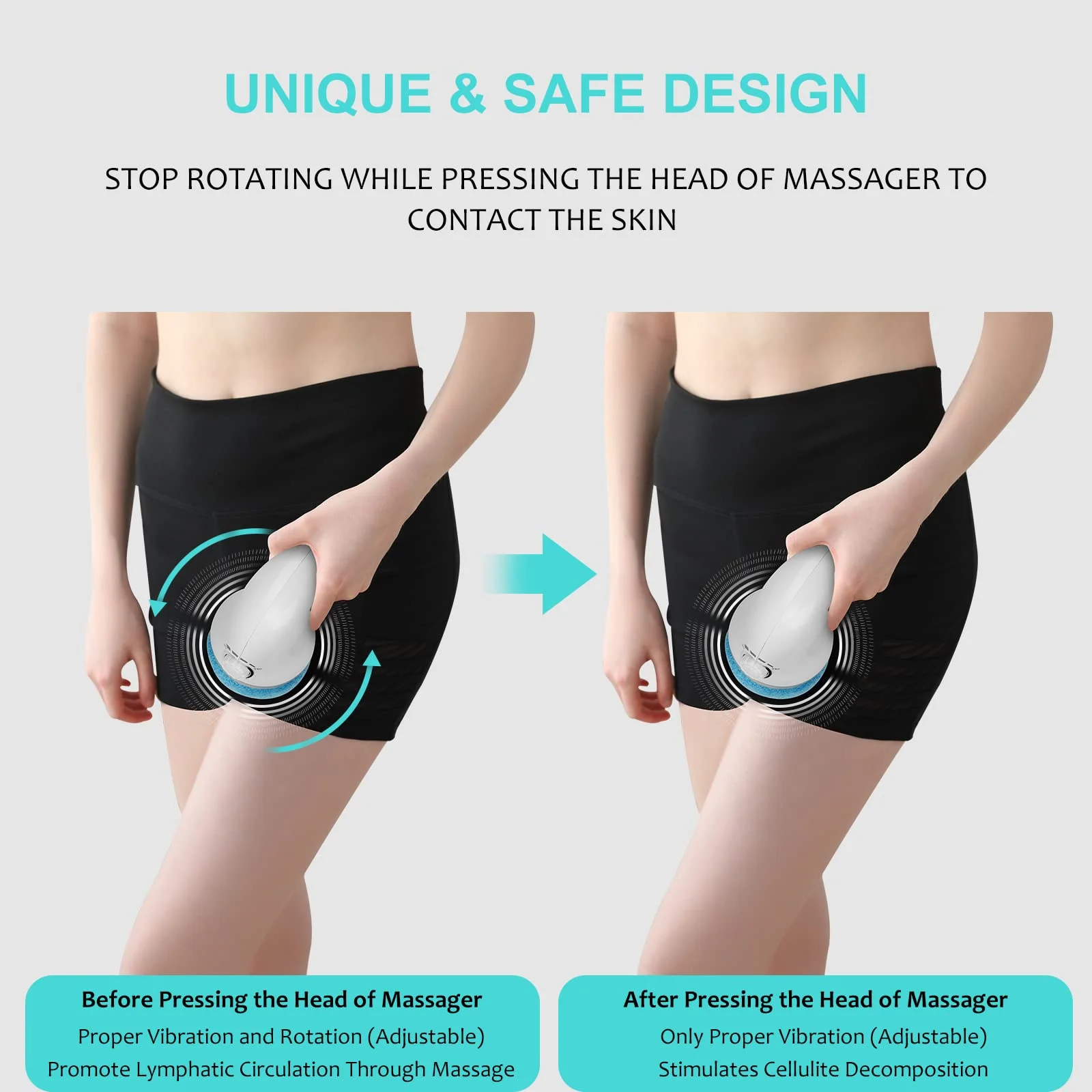 Cellulite Massager, Body Sculpting Machine, Electric Back Massager For Men and Women by Sanforce