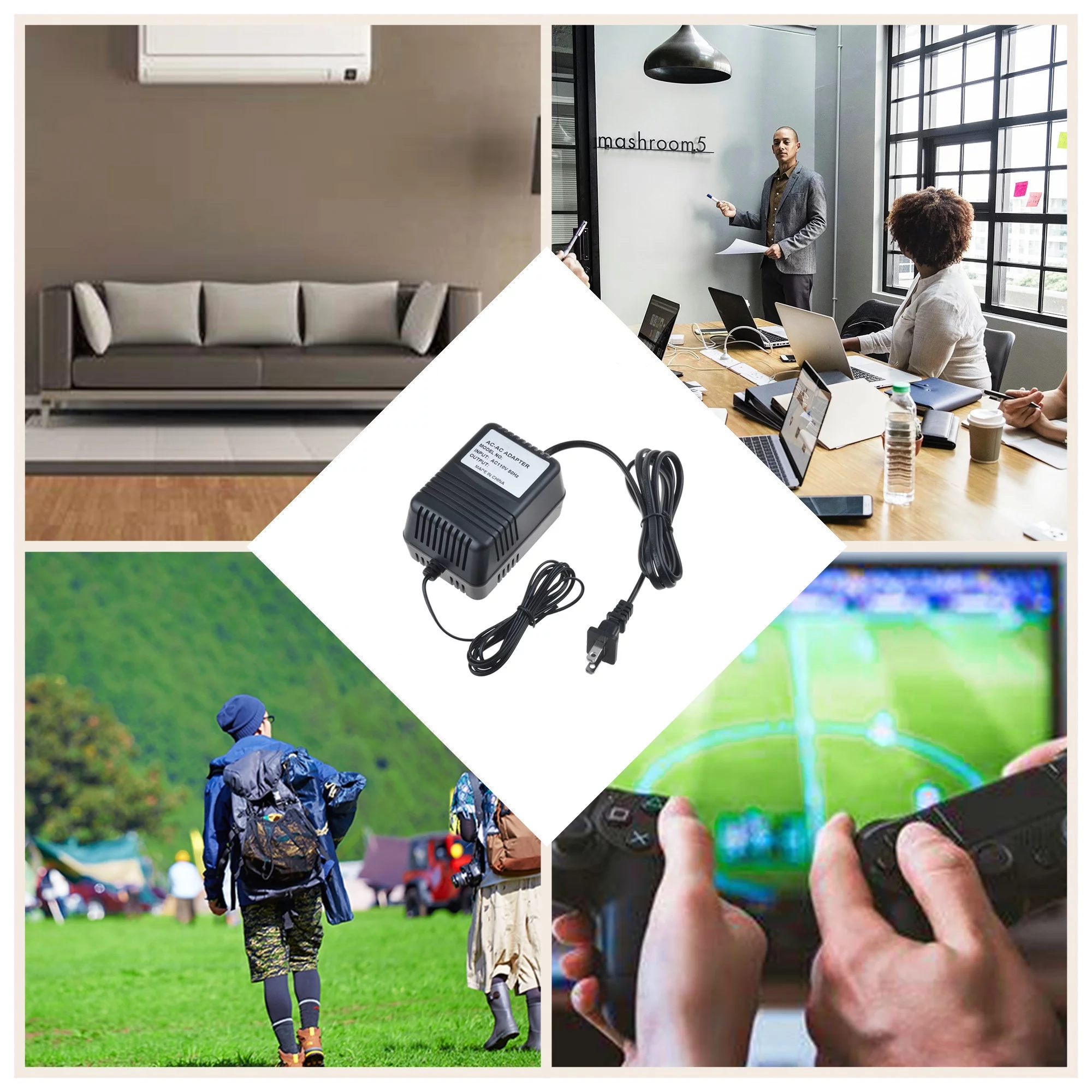 K-MAINS 9V AC-AC Adapter Replacement for DigiTech Whammy Pedal I 1 Whammy Pedal II 2 Power Supply