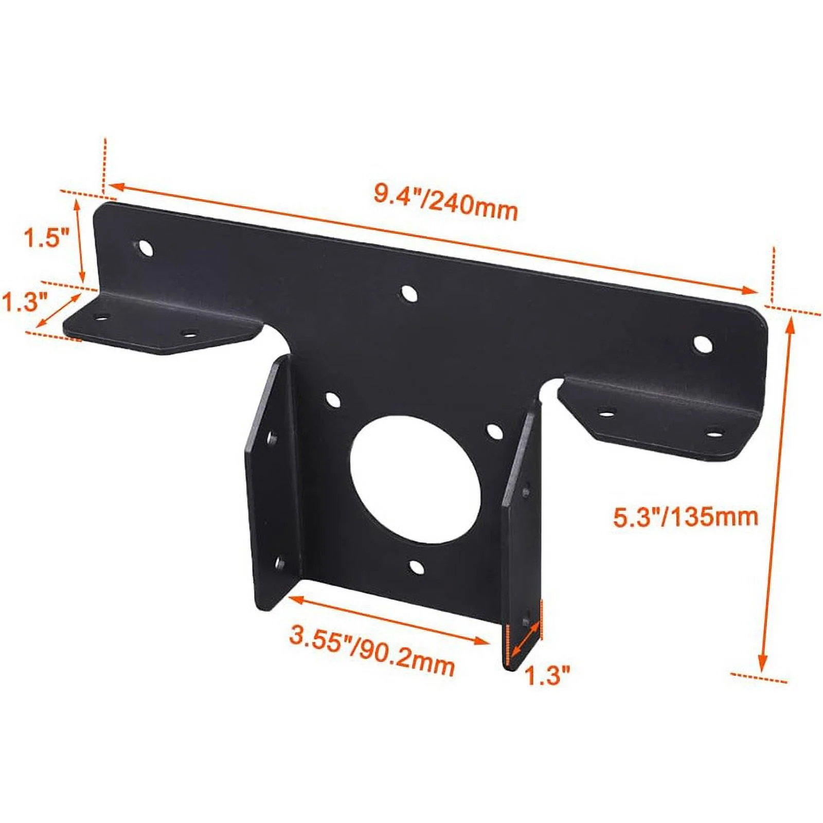 Pergola Brackets 3-Way Right Angle Corner Bracket DIY Elevated Wood Stand 2PACK with Screws for 4x4 (Actual: 3.5x3.5 Inch) Lumber Pergola Gazebo