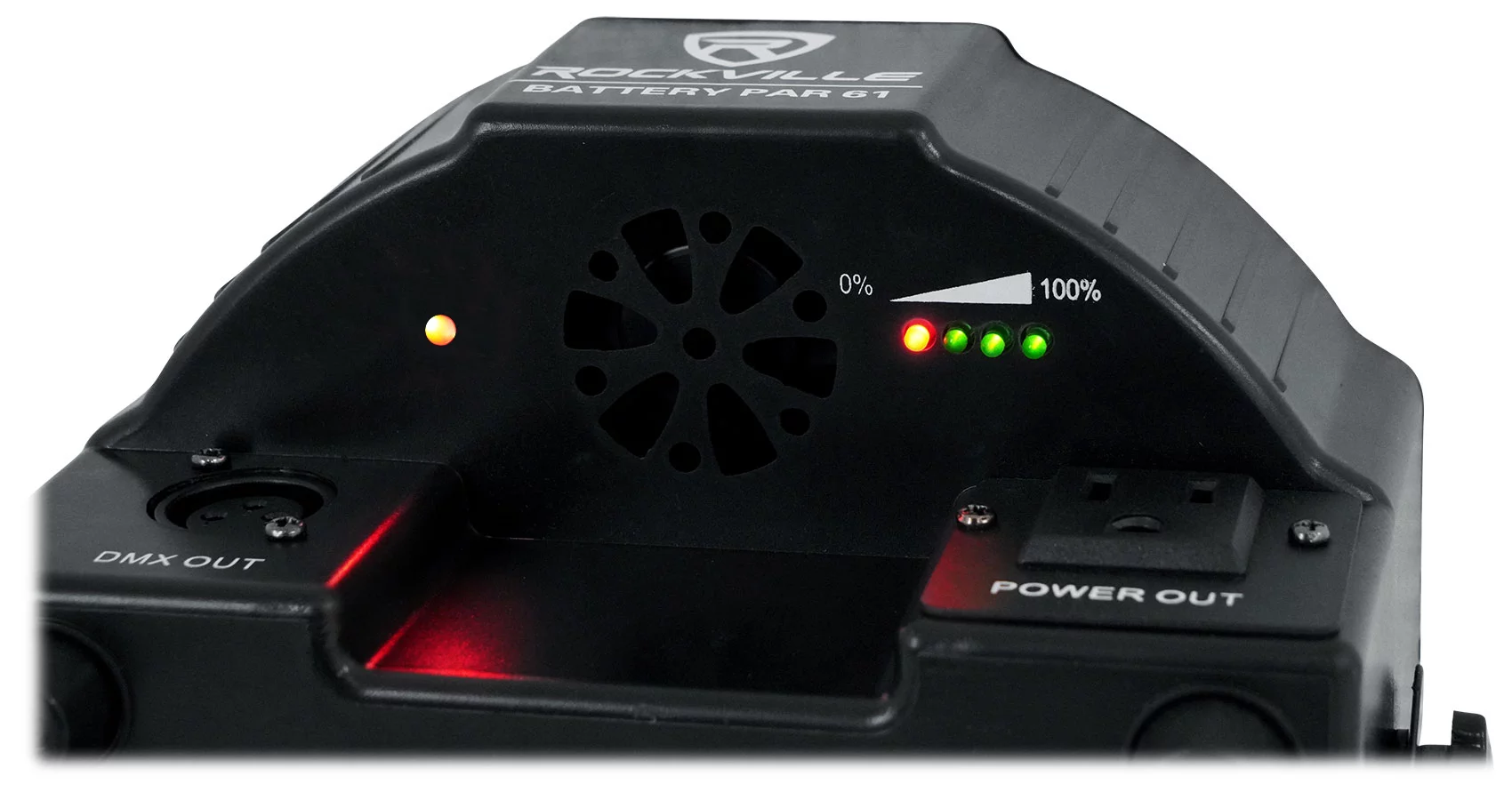 (12) Rockville BATTERY PAR 61 Rechargeable RGBWA+UV DMX DJ Wash Lights+Remotes