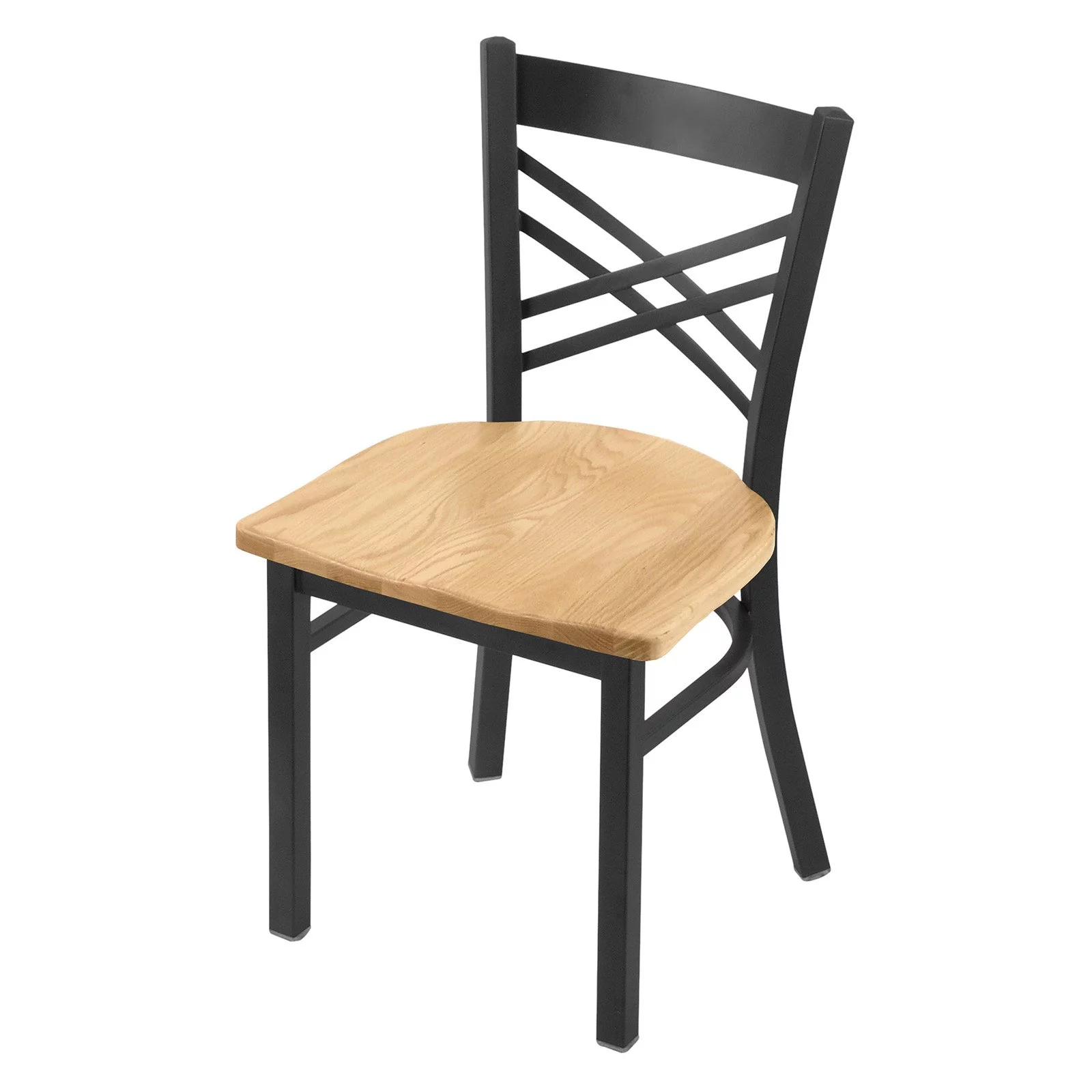 Catalina Side Chair Casters: No, Finish: Bronze, Upholstery: Wood - Dark Cherry Maple