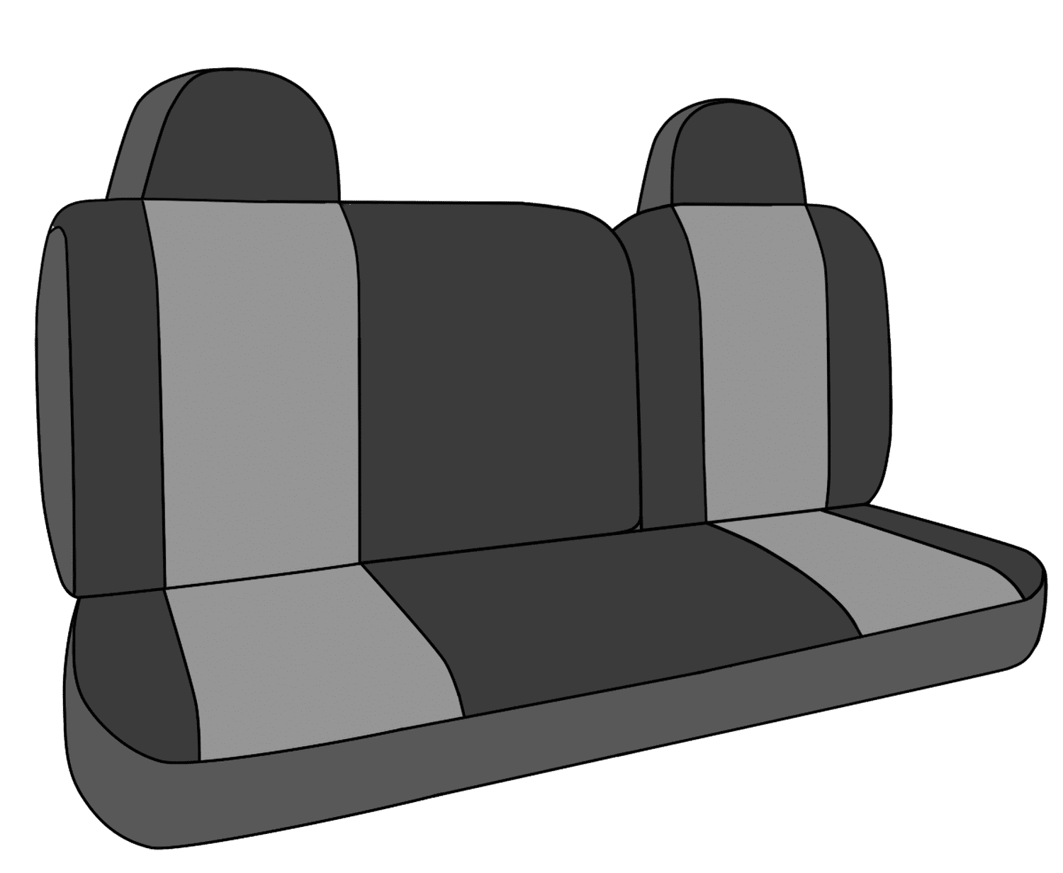 CalTrend Rear 40/60 Split Back & Solid Cushion Mossy Oak Seat Covers for 2014-2017 Jeep Patriot - JP211-76MB Brake Up Country Insert with Black Trim