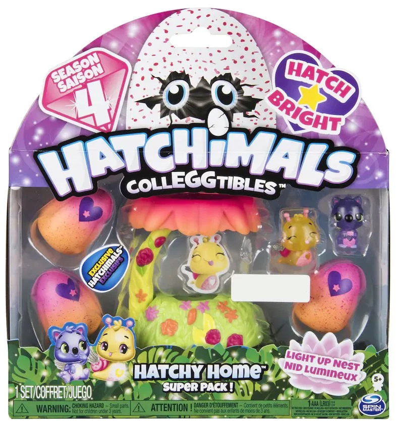 Hatchimals Season 4 Hatch Bright Hatchy Home Super Pack