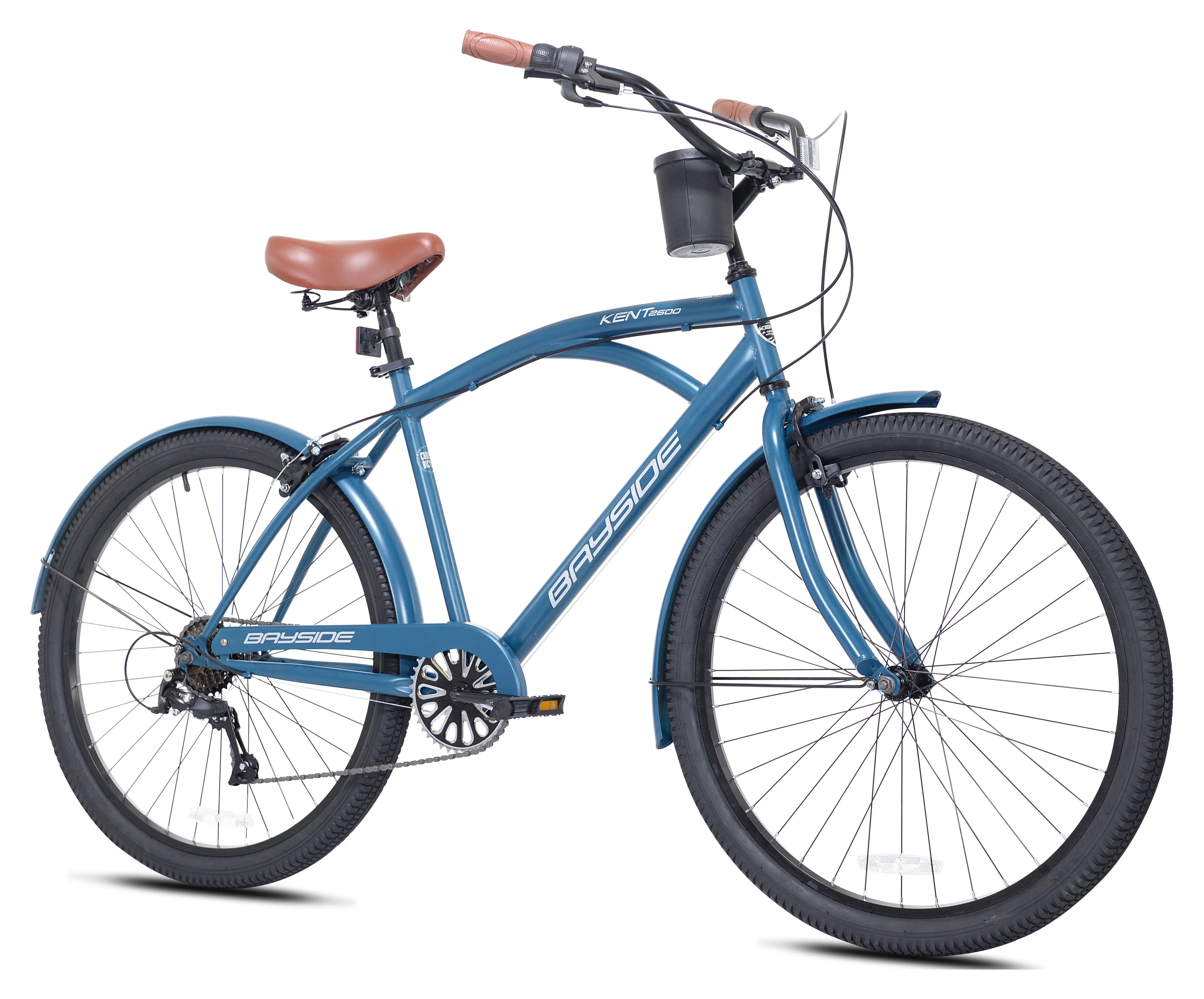Kent Bicycle 26-inch Bayside Men's Cruiser Bicycle, Blue