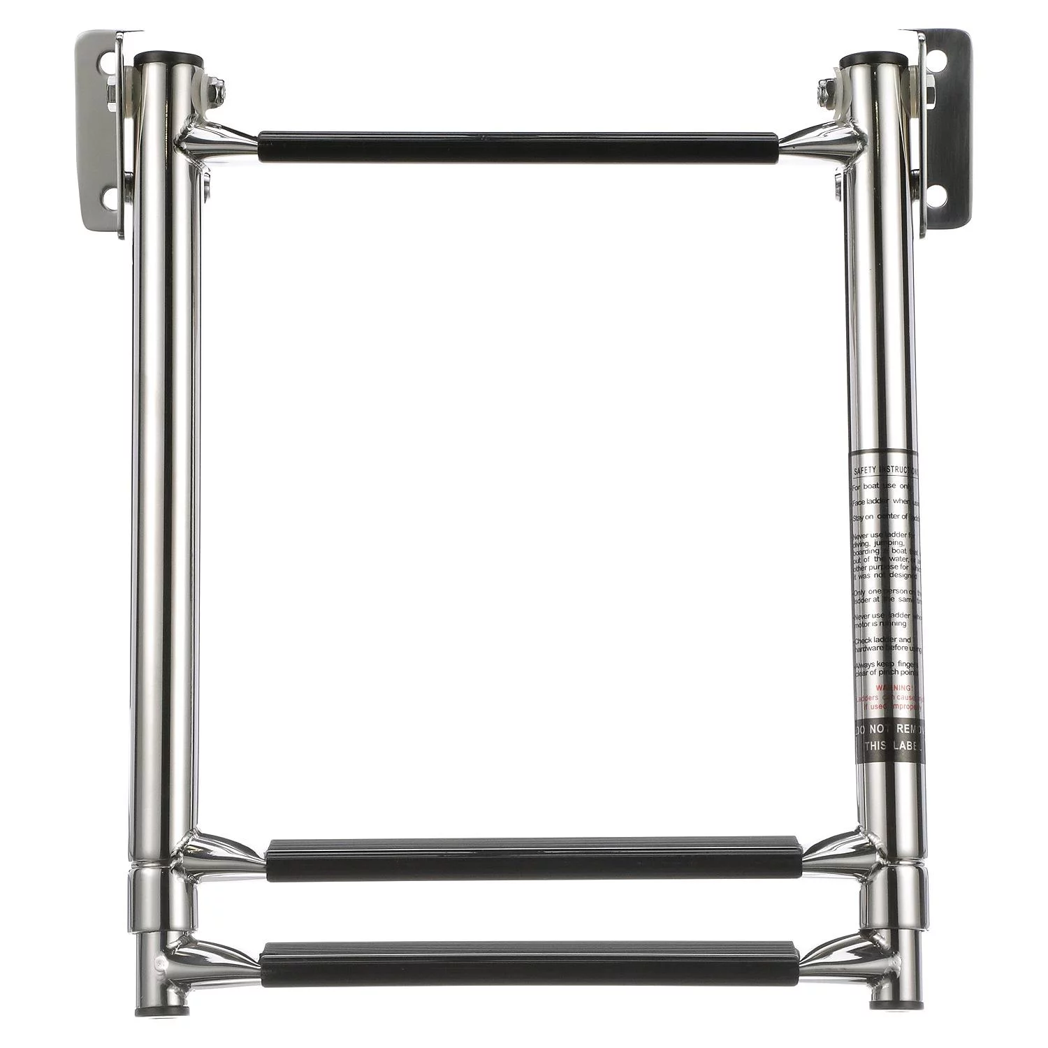 SeaChoice  71221; Stainless Steel Transon Mount 2 Step Ladder