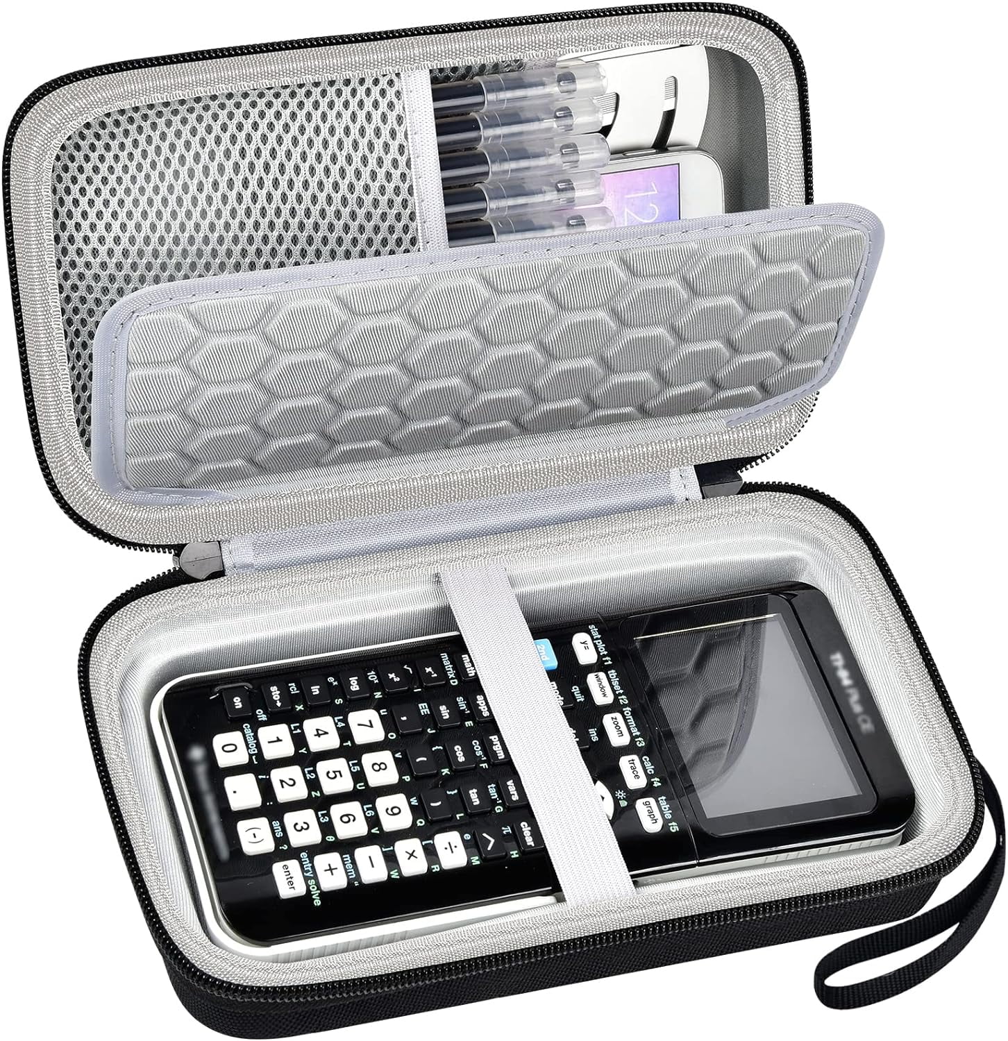 Case for Texas Instruments TI-84 Plus CE/for TI-Nspire CX II CAS Color Graphing Calculator, Travel Large