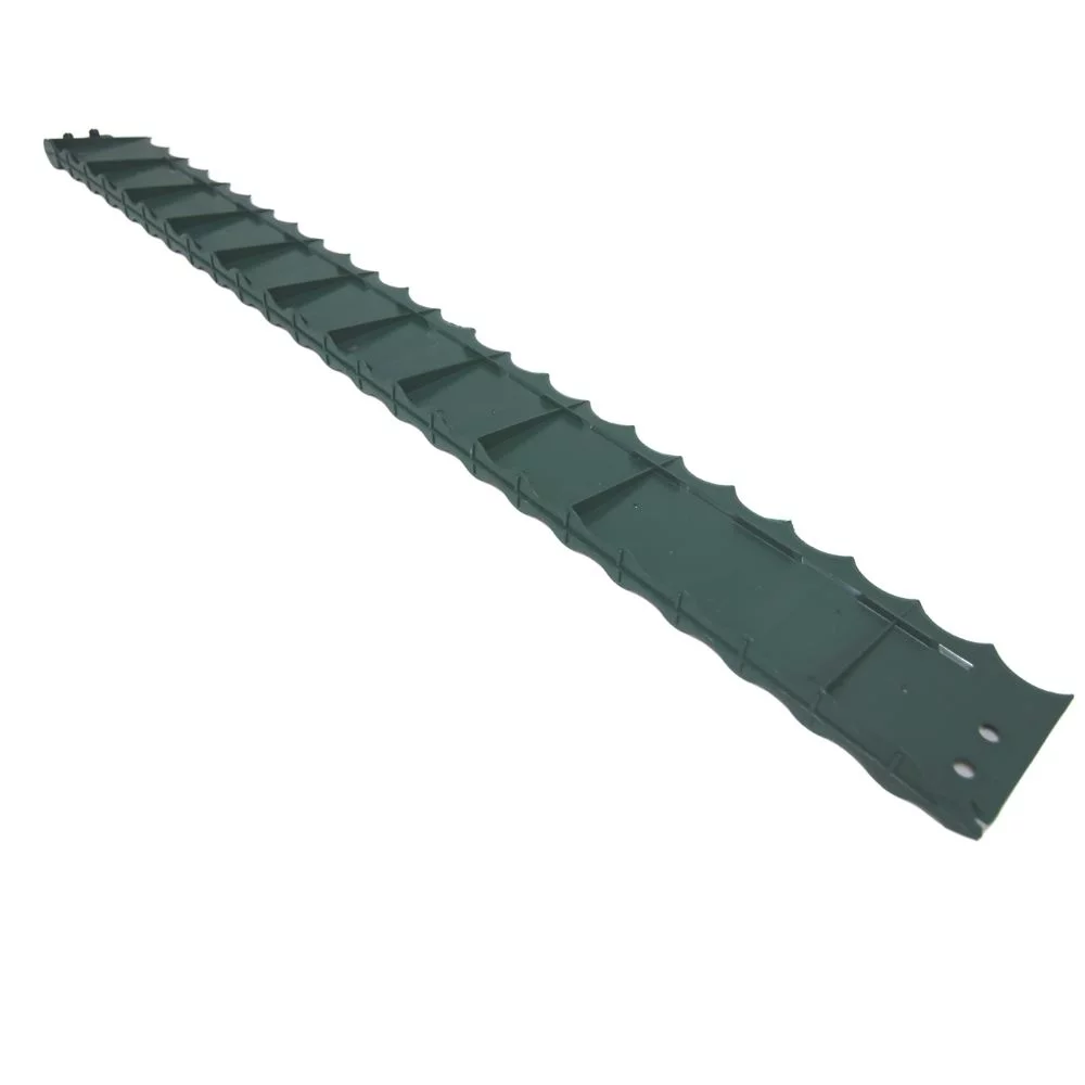 Master Mark Premier 4 ft. Poundable Landscape Edging, No Dig Garden Border Landscaping , Decorative Scalloped Design 4 ft Long (Green) Plastic 97301-1